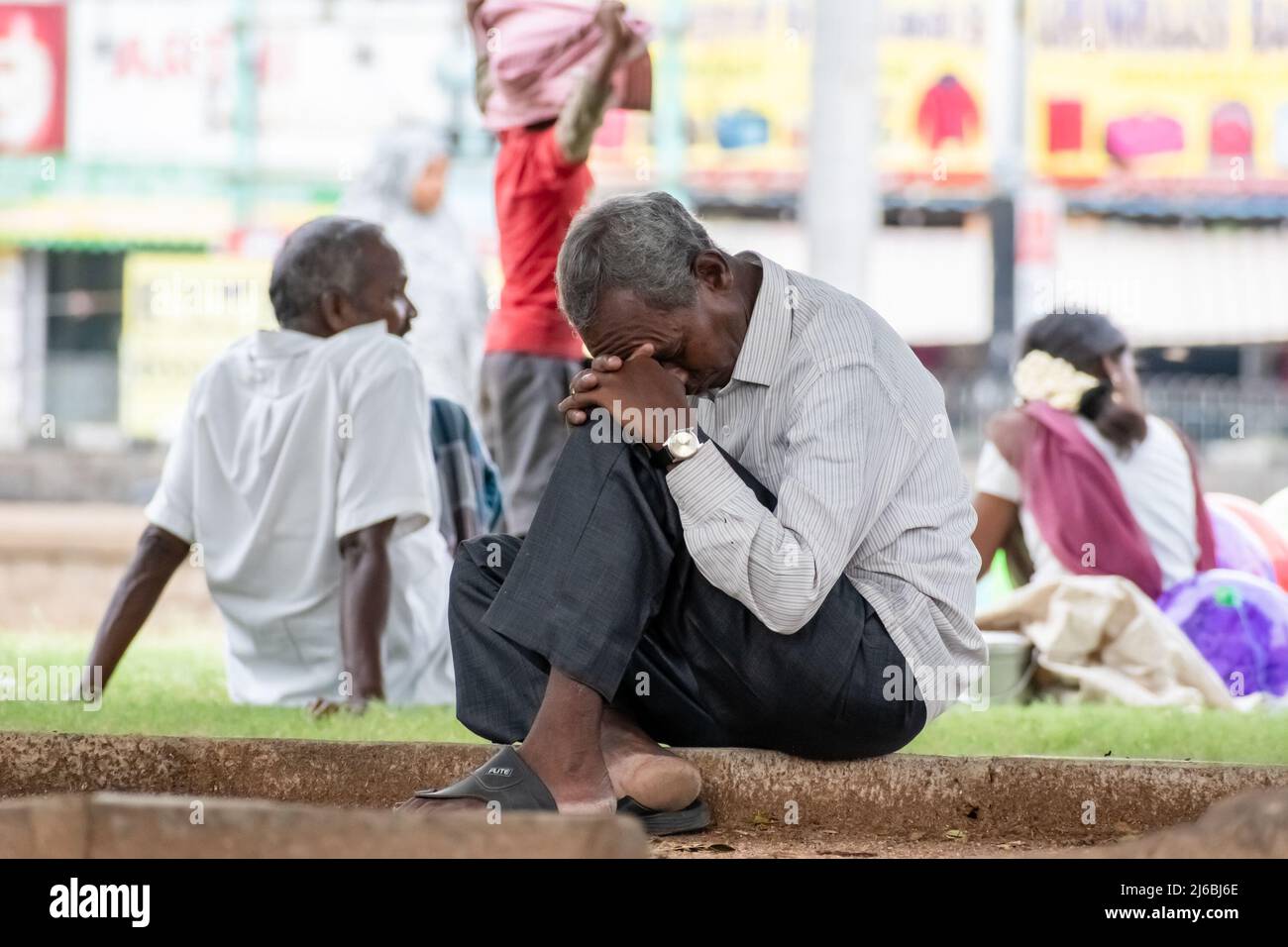 Aged tamil man hi-res stock photography and images - Alamy