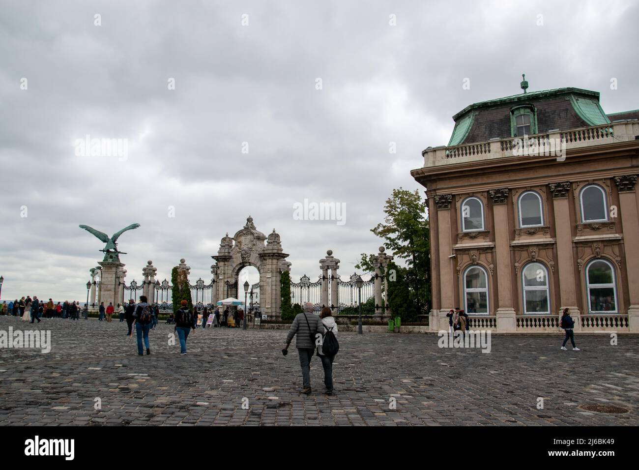Buda Castle Palace "A" building which houses part of the Hungarian National Gallery, Budapest
