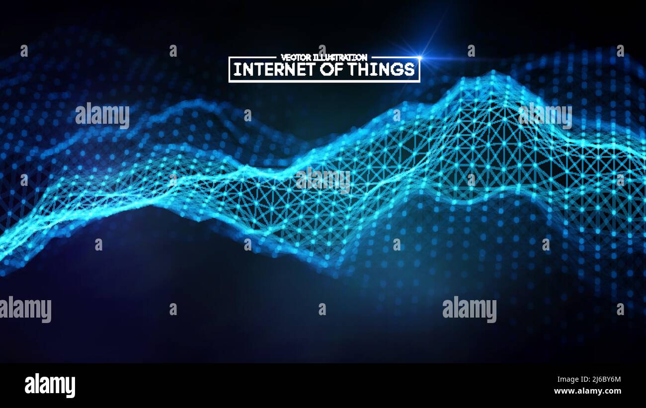 Internet of things background. Iot technology background Stock Vector ...