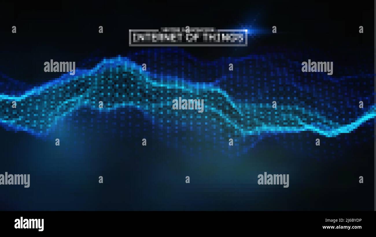 Internet of things background. Iot technology background Stock Vector ...