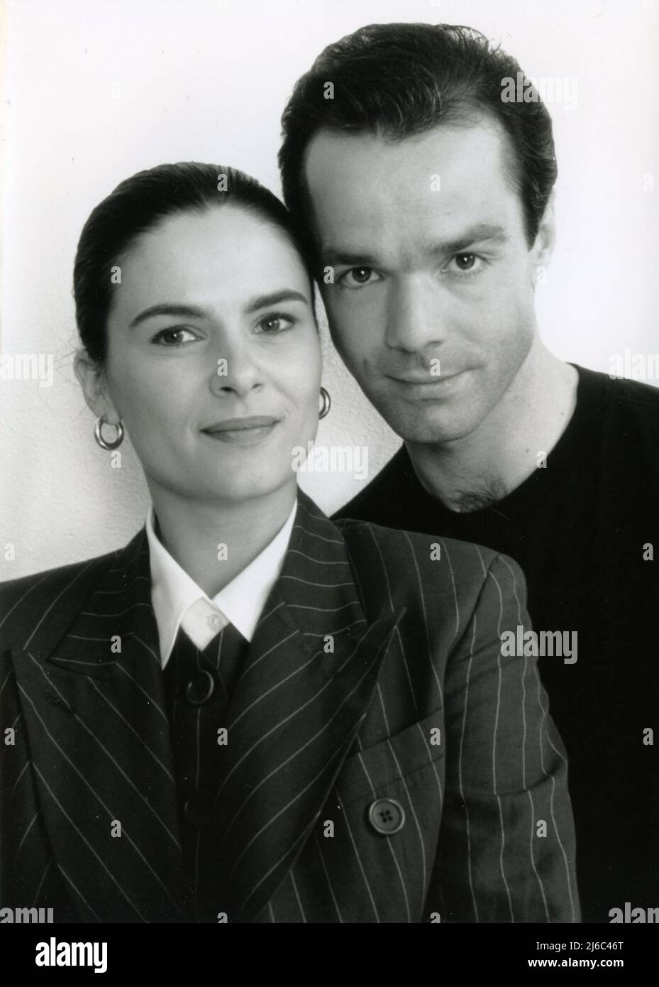 German actress Barbara Auer and actor Hannes Jaenicke in the movie Todliche Luge, Germany 1993 Stock Photo