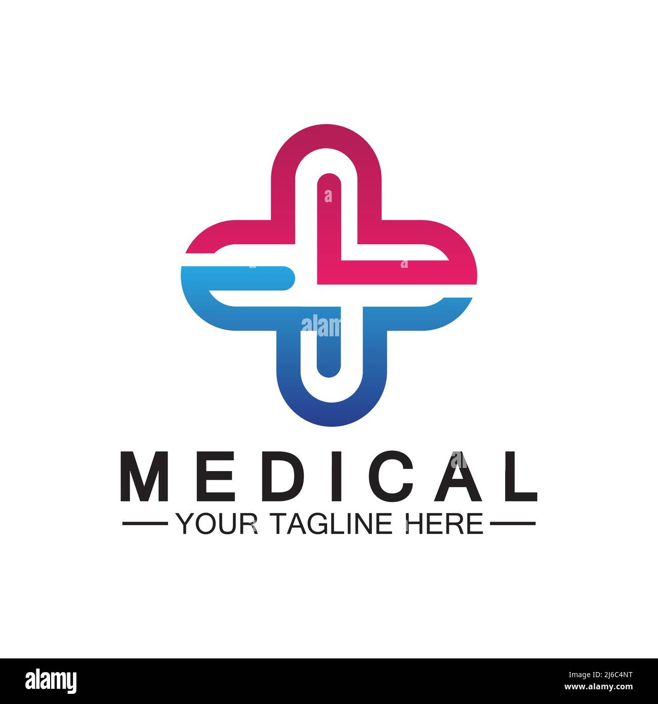 Medical Cross and Health Pharmacy Logo Vector Template Stock Vector ...