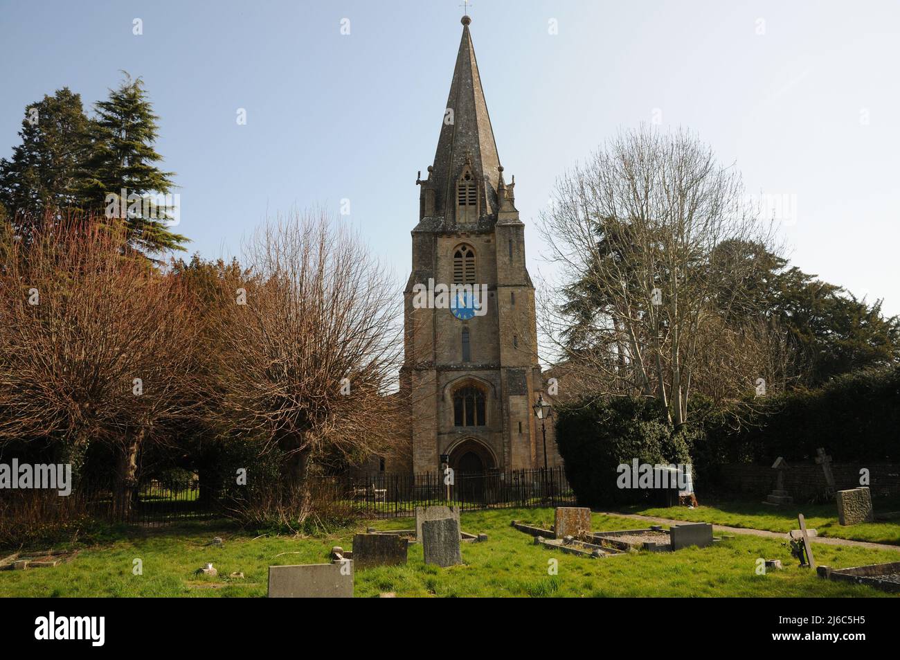 St Mary the Virgin Church, Shipton under Wychwood, Oxfordshire Stock