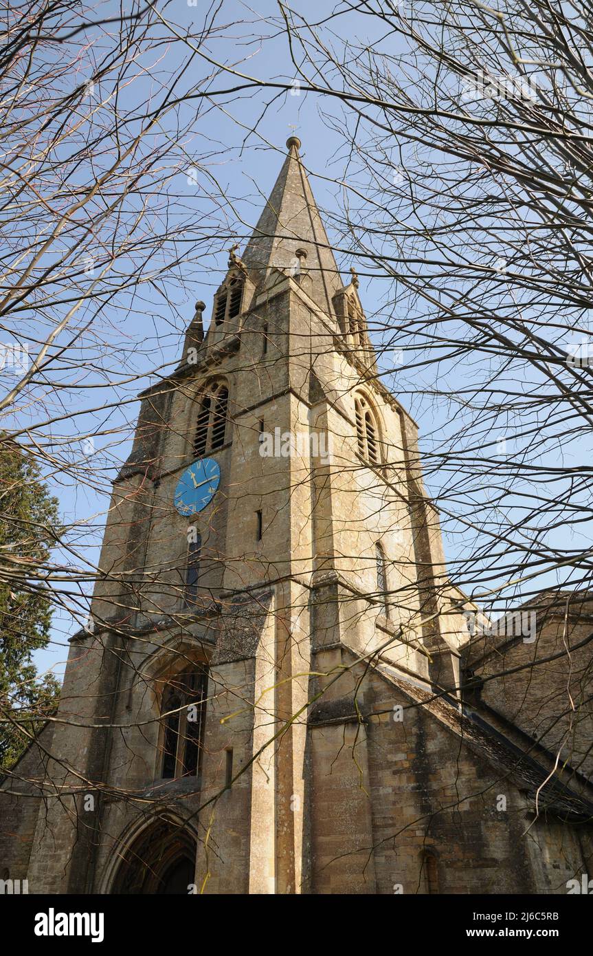 St Mary the Virgin Church, Shipton under Wychwood, Oxfordshire Stock