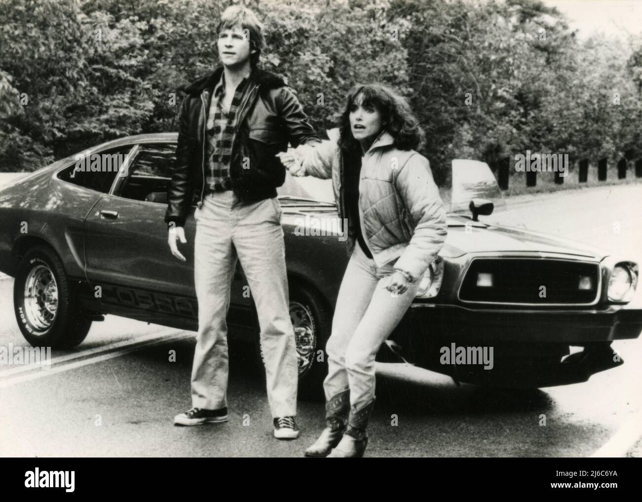 American actors Jeff Bridges and Karen Allen in the movie Starman, USA