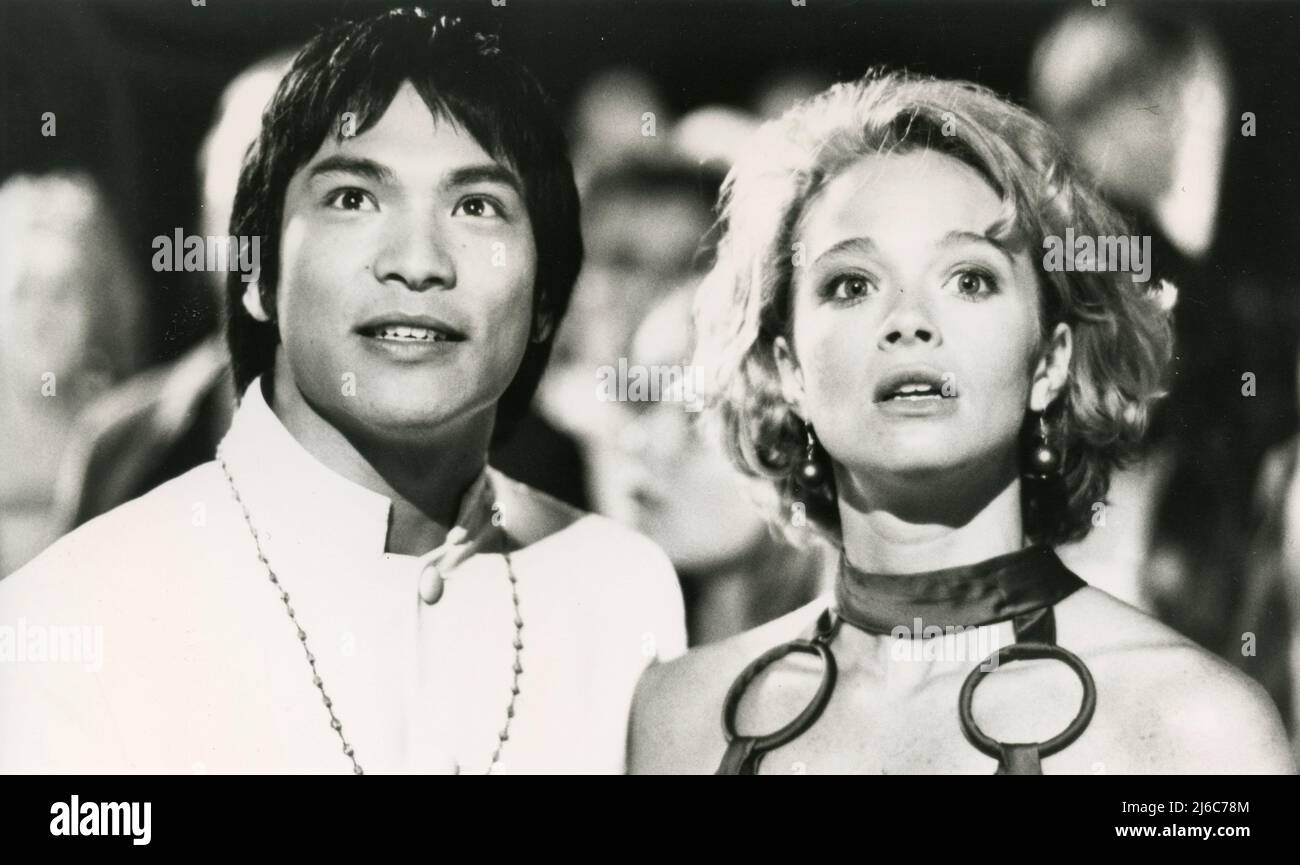 American actor Jason Scott Lee and actress Lauren Holly in the movie  Dragon: The Bruce Lee Story, USA 1993 Stock Photo - Alamy