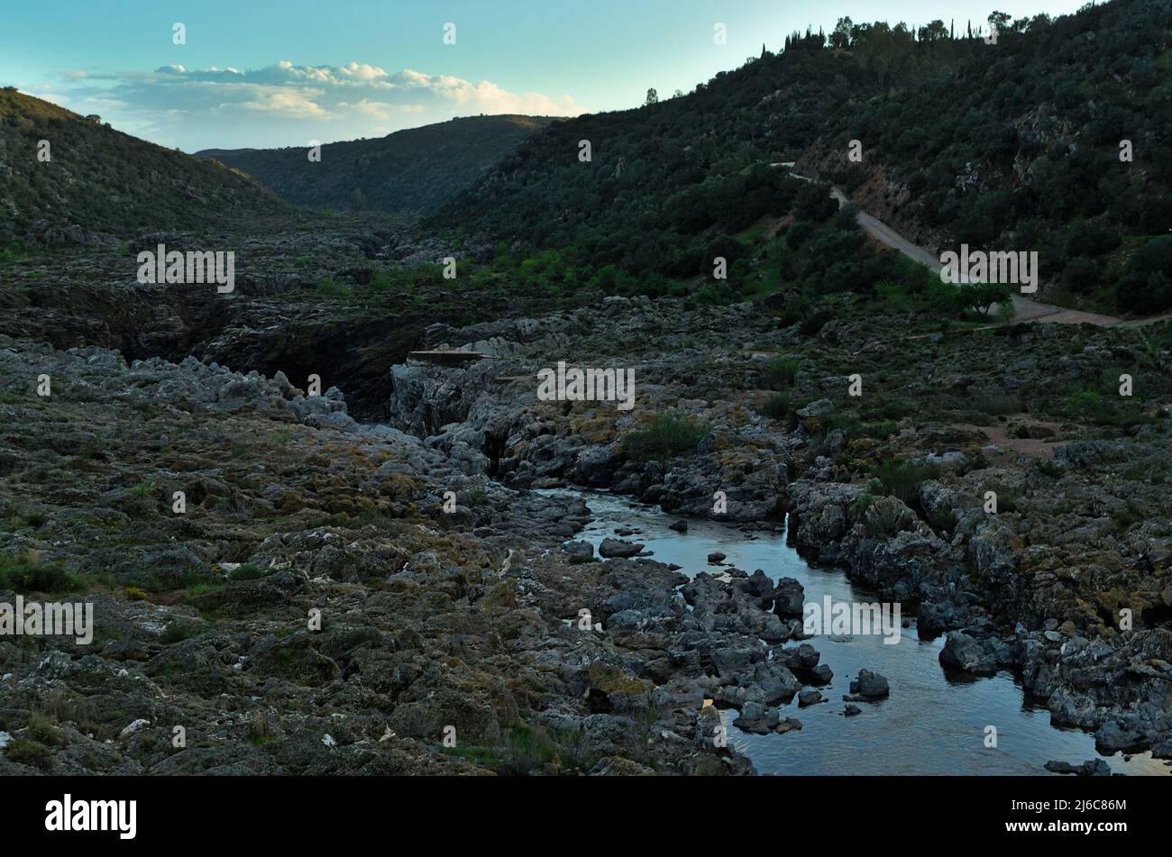 Pulo do Lobo Valley in Alentejo, Portugal Stock Photo