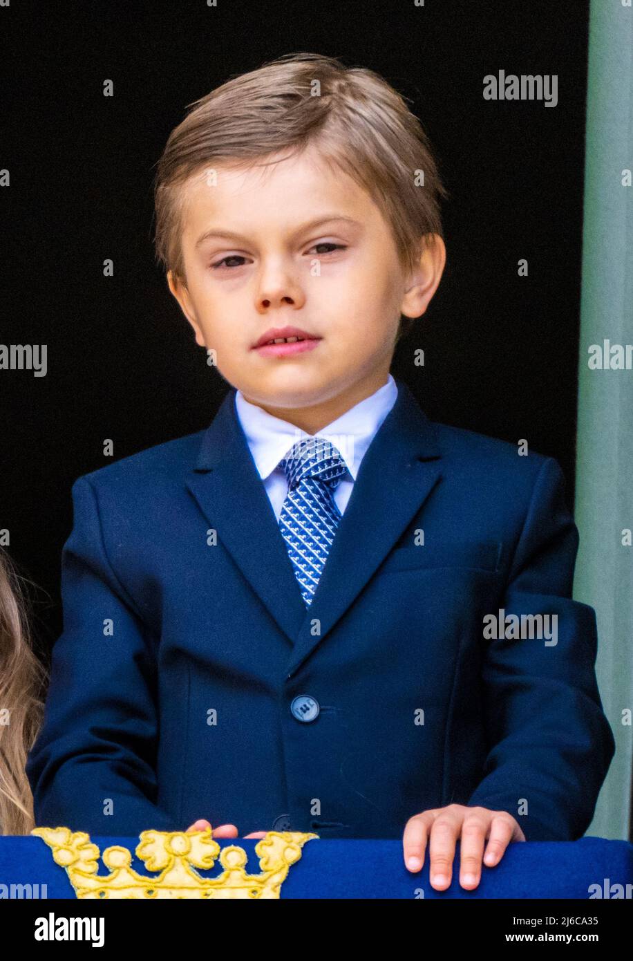 Prince Oscar of Sweden during 76th birthday celebrations of the Swedish  King at the courtyard of the Royal Palace in Stockholm, Sweden. (Photo by  DPPA/Sipa USA Stock Photo - Alamy