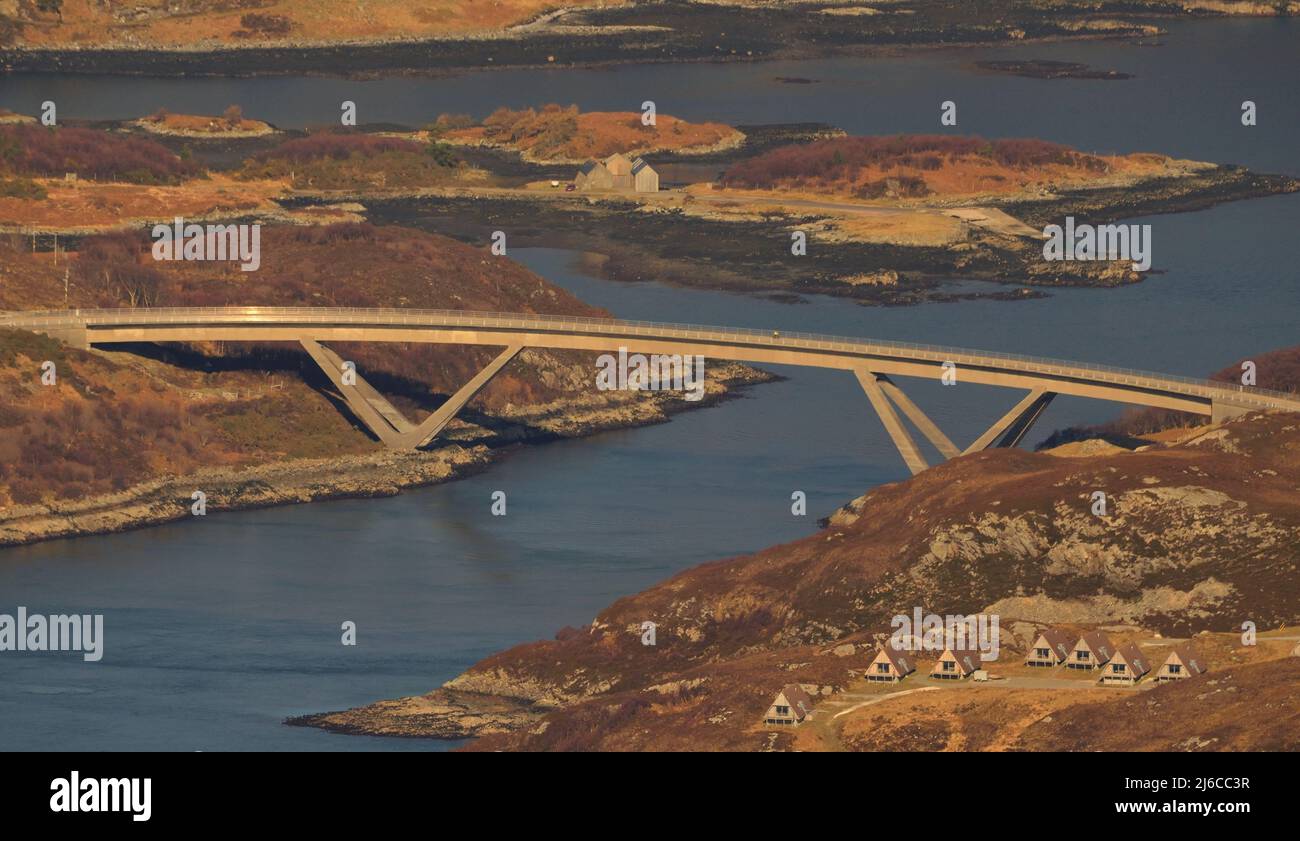 The Kylesku Bridge, Scotland, UK Stock Photo
