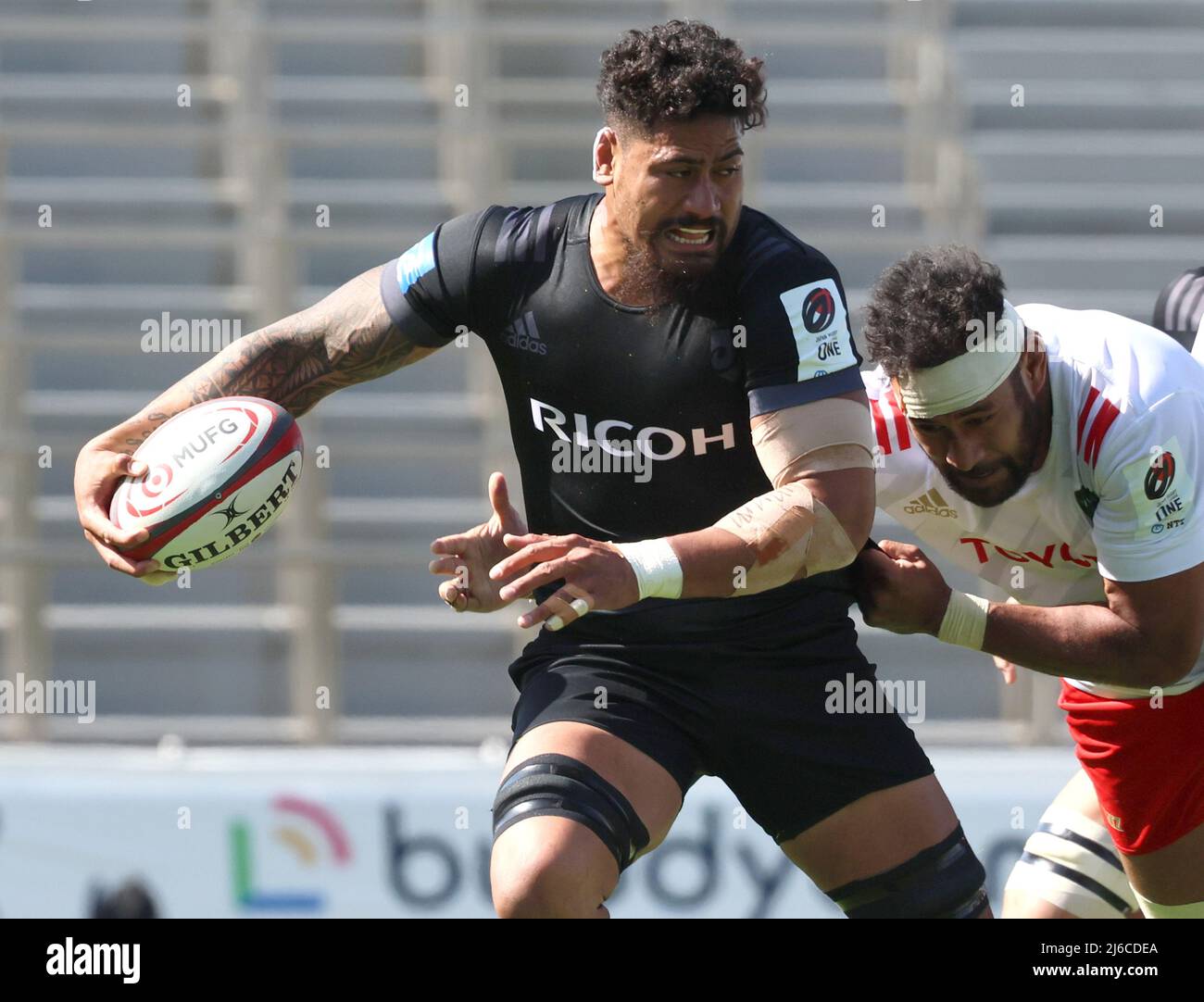 April 30, 2022, Tokyo, Japan Ricoh BlackRams Tokyo lock Amato