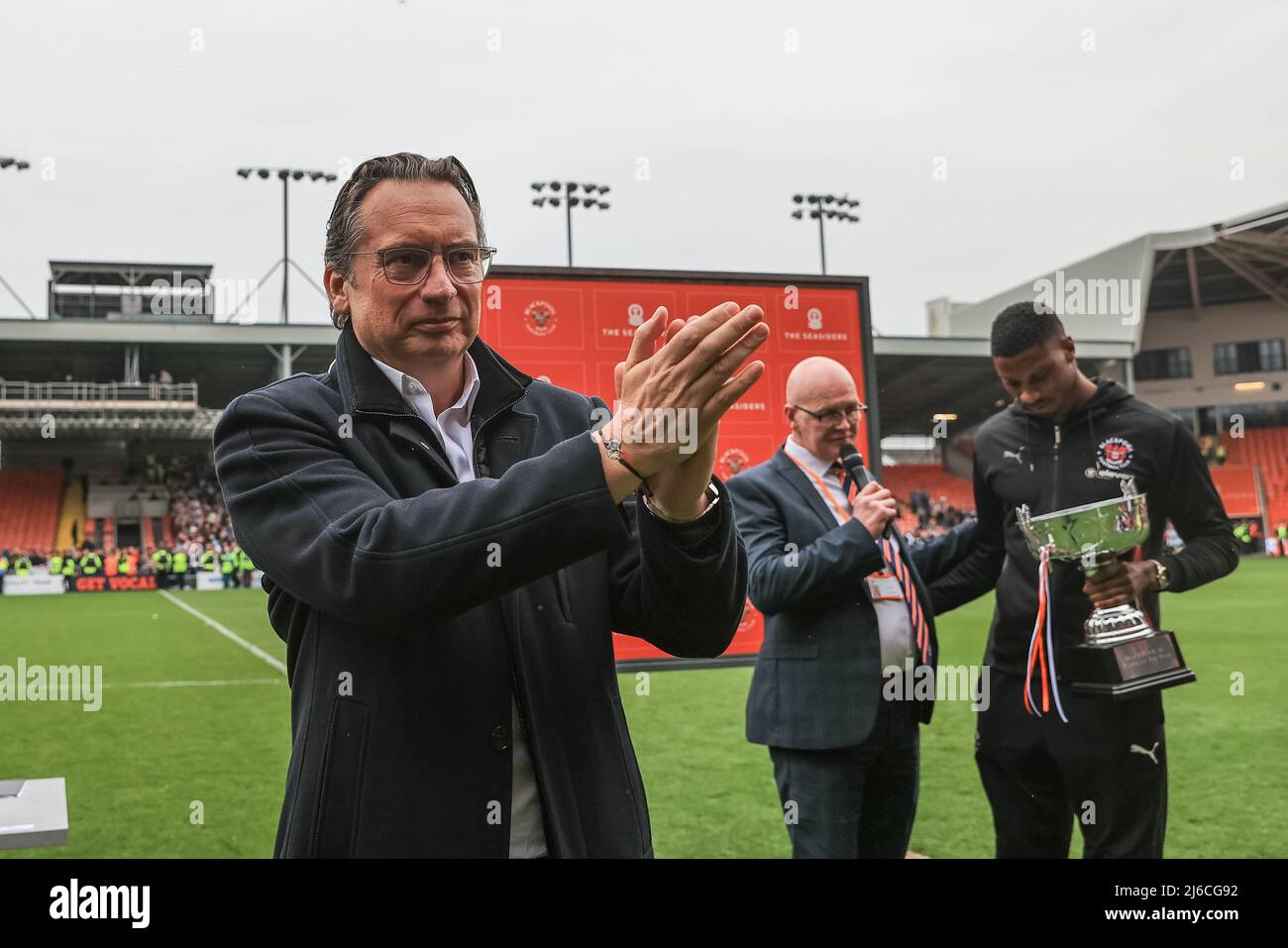 Simon Sadler owner of Blackpool Stock Photo Alamy