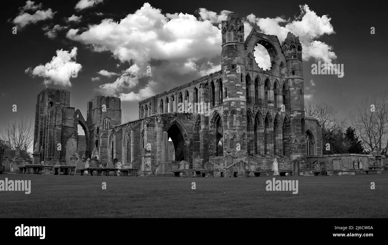 Elgin Cathedral Stock Photo