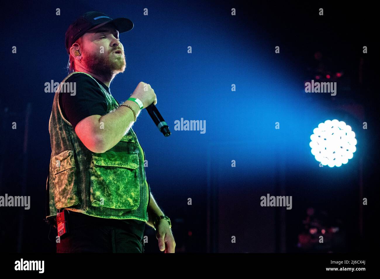 2022-04-30 19:45:41 AMSTERDAM - Rapper Donnie during his concert in ...