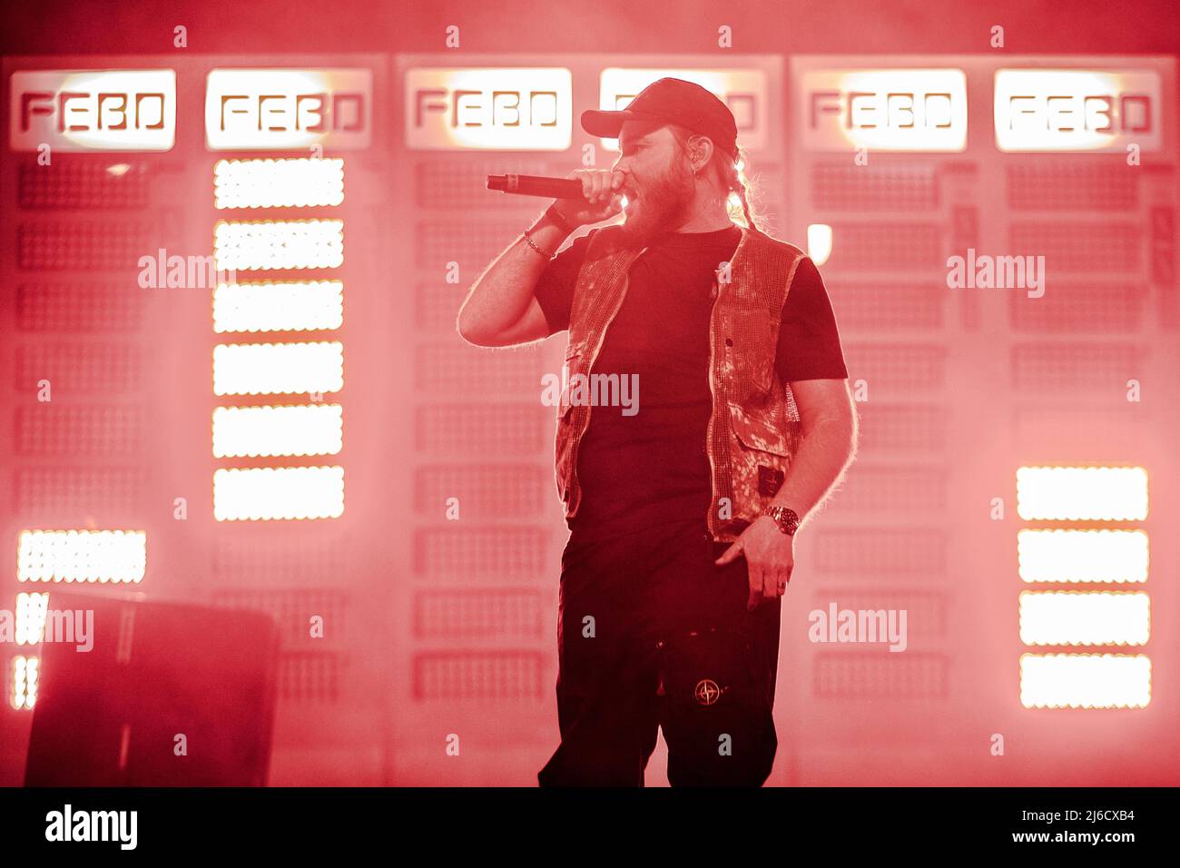 2022-04-30 19:40:32 AMSTERDAM - Rapper Donnie during his concert in ...