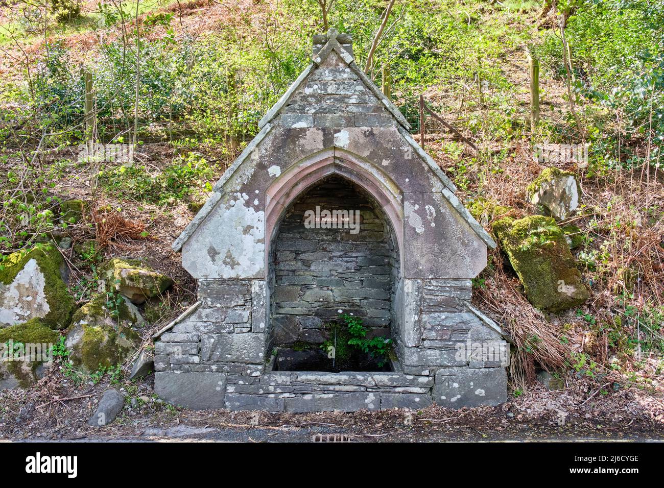 St Patrick's Well, Patterdale, Lake District, Cumbria Stock Photo