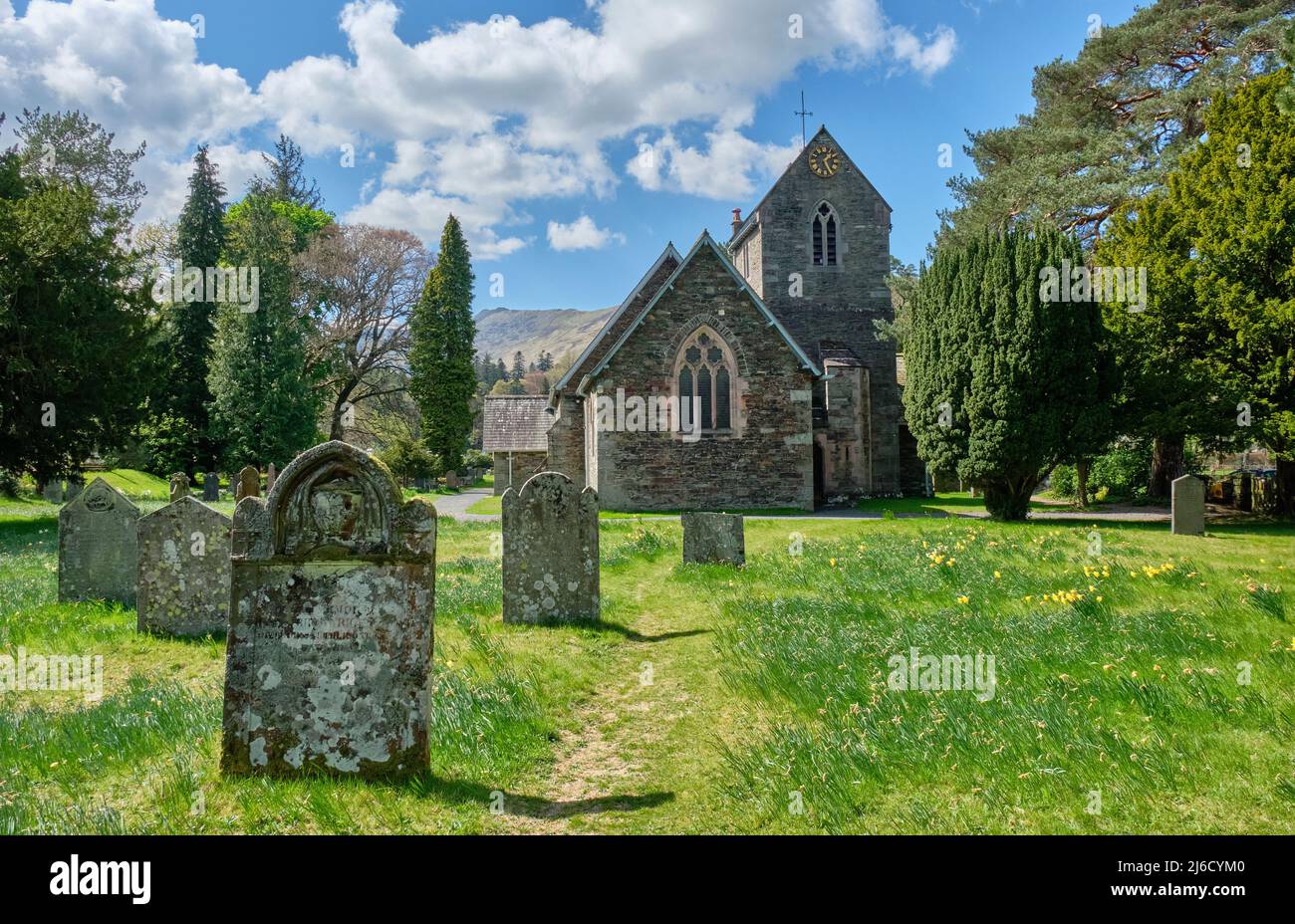 St Patrick's Church, Patterdale, Lake District, Cumbria Stock Photo