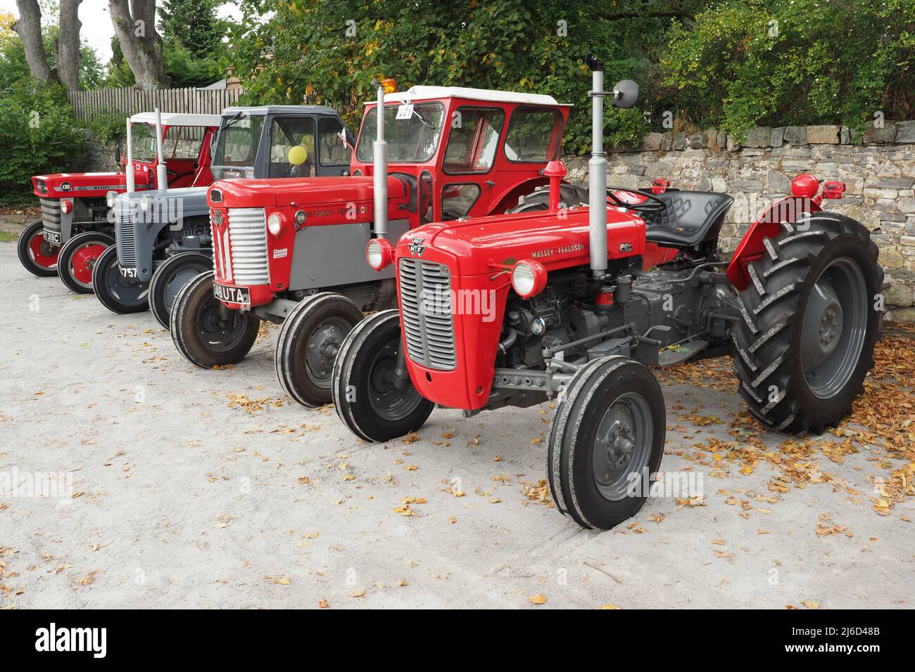 Old Massey Ferguson tractors, types 130, TET20, 35, 65MK1, from 1953