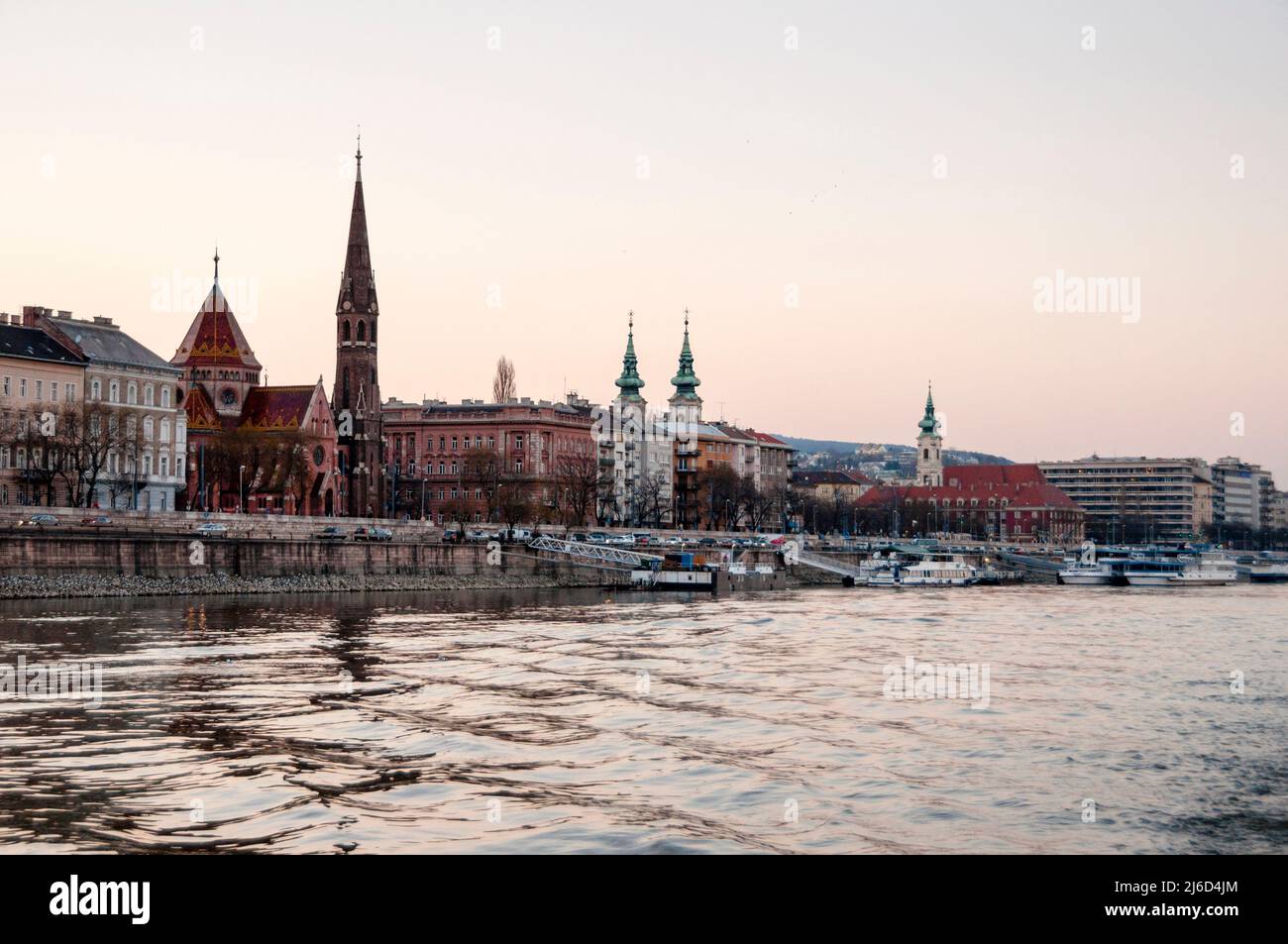 Stunning architecture of NeoGothic and Baroque church towers along the