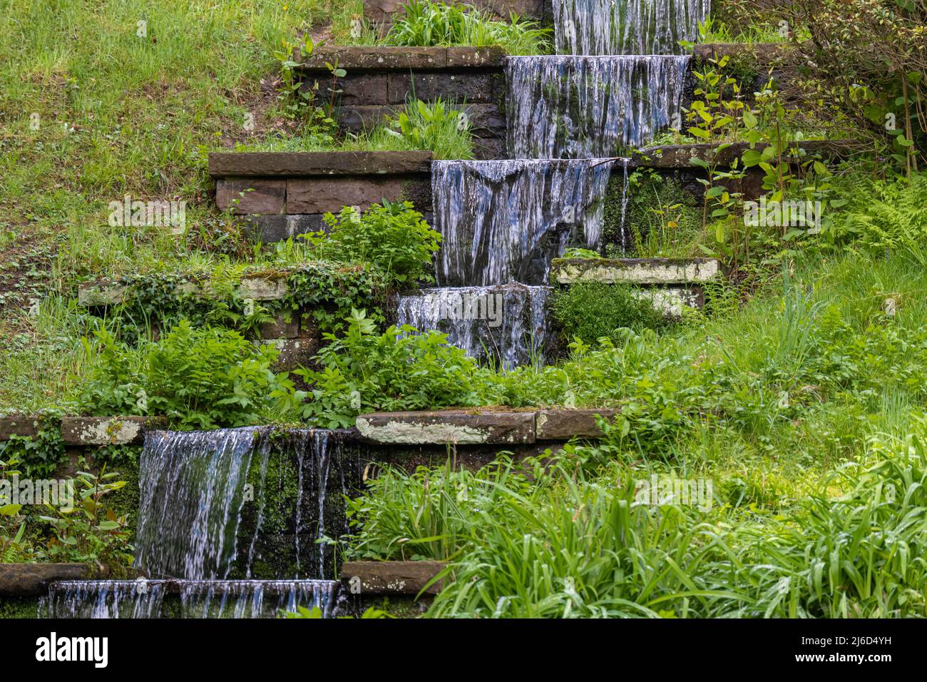 Spring in the spa gardens of Baden Baden. Baden Wuerttemberg, Germany, Europe Stock Photo