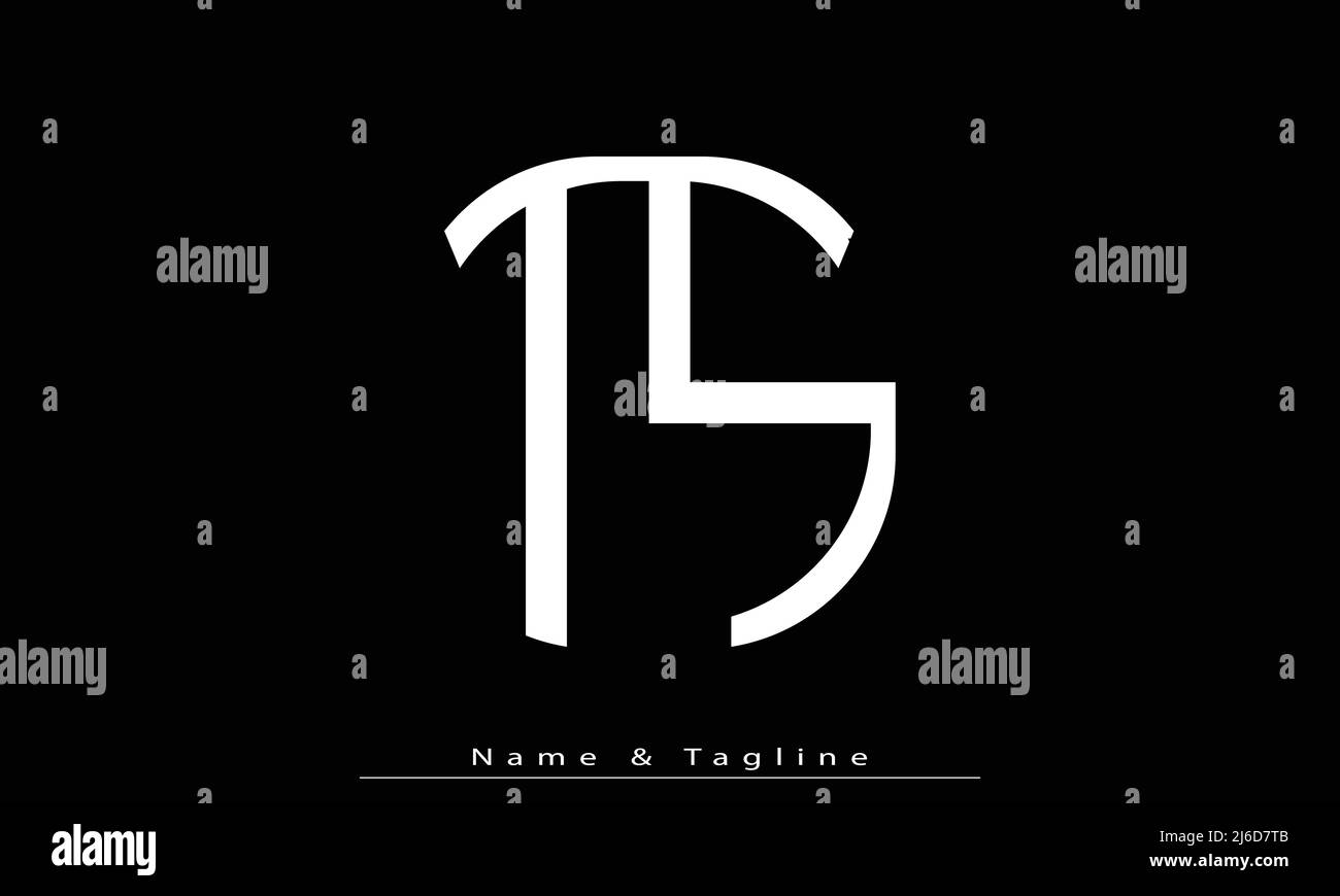 Alphabet letters Initials Monogram logo TS , ST Stock Vector Image