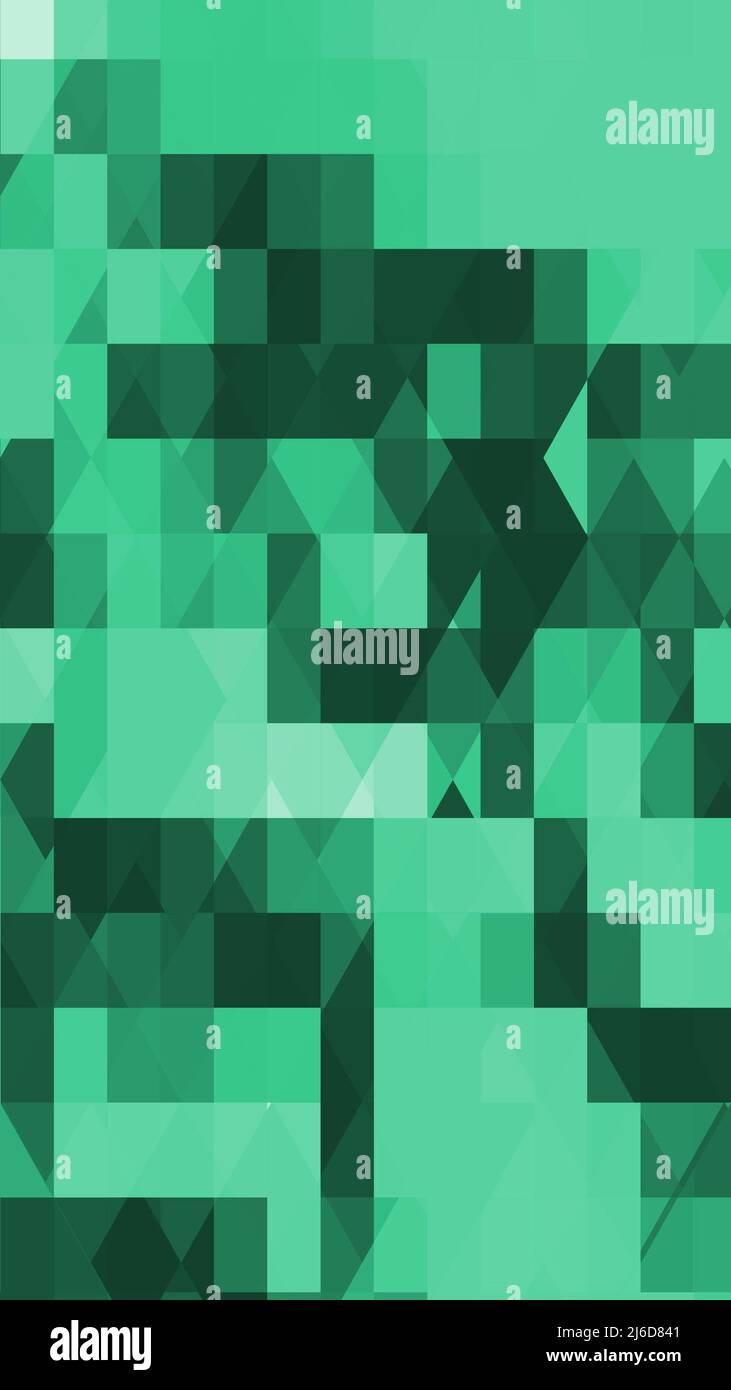 Abstract vivid geometric triangles architectural background vertical layout Stock Photo