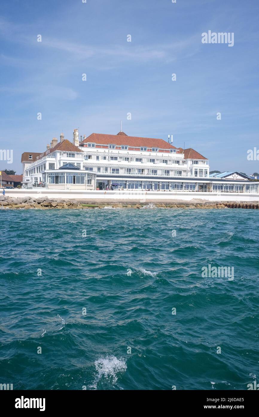Haven Hotel, Dorset, site of early Marconi radio experiments Stock