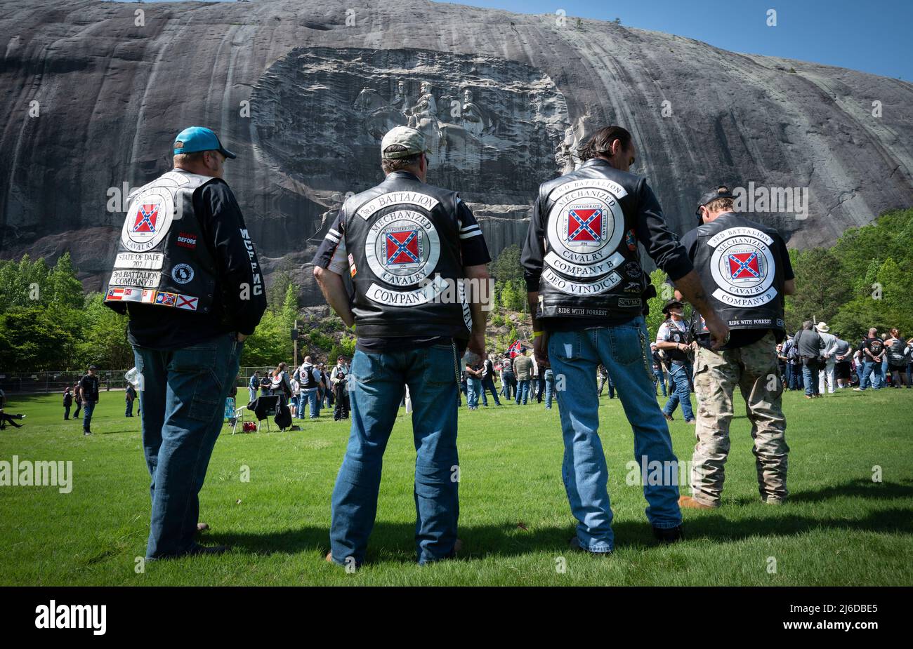 April 30, 2022, Stone Mountain, USA Sons of the Confederacy