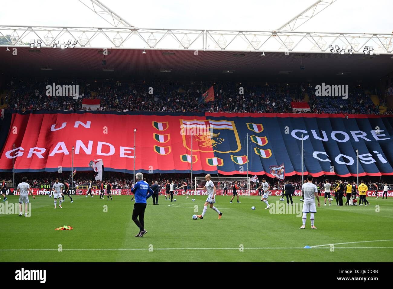 Genoa, Italy. 30 April 2022. Leo Ostigard of Genoa CFC in action during the  Serie A football match between UC Sampdoria and Genoa CFC. Credit: Nicolò  Campo/Alamy Live News Stock Photo - Alamy