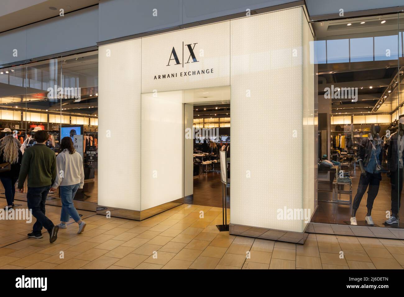Ax armani exchange store in hi-res stock photography and images - Alamy