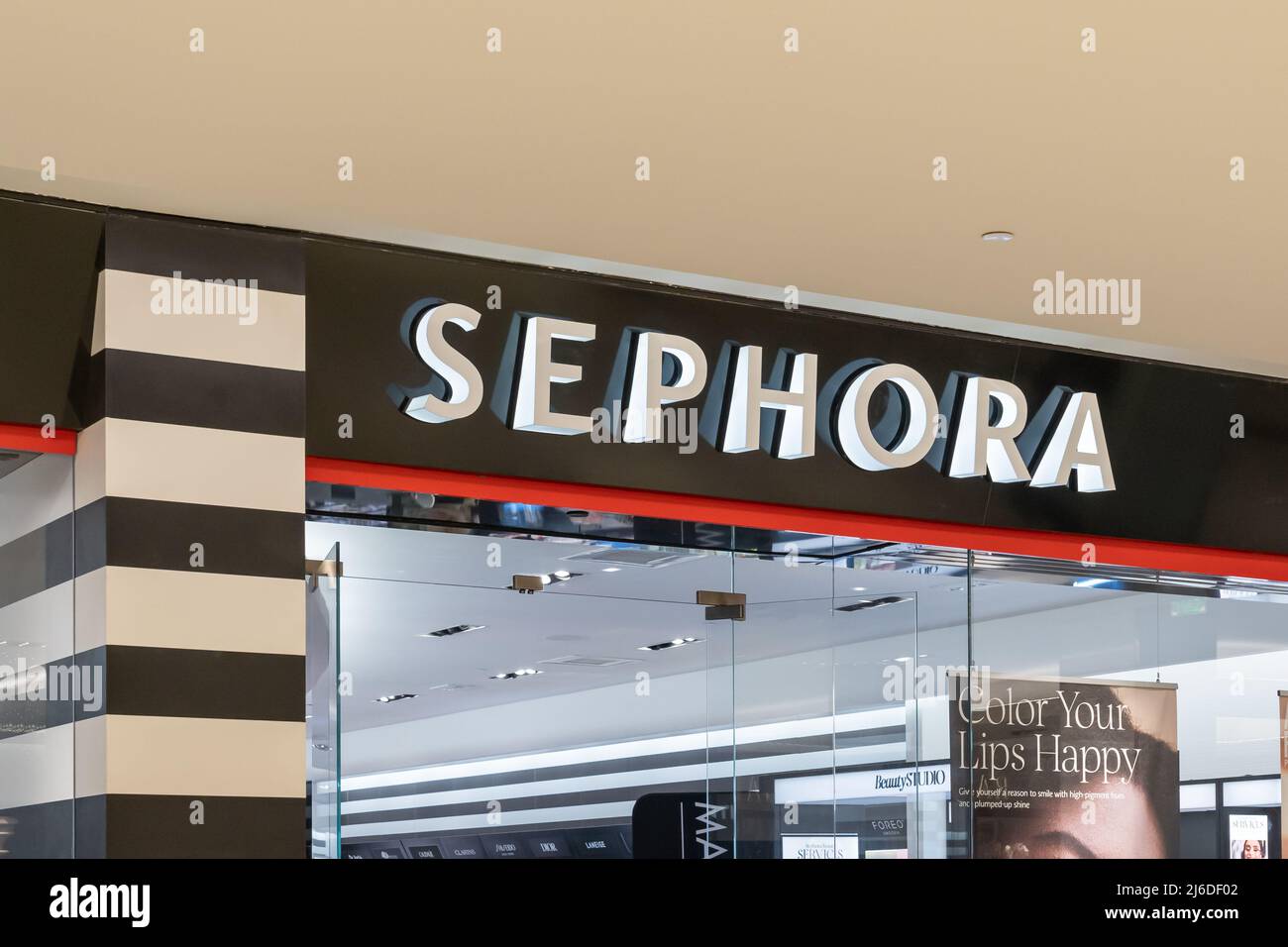 Sephora Logo on Their Main Store for Serbia. Sephora is a French Brand of  Cosmetics and Beauty Products, Part of LVMH Group Editorial Stock Image -  Image of multinational, french: 128021899