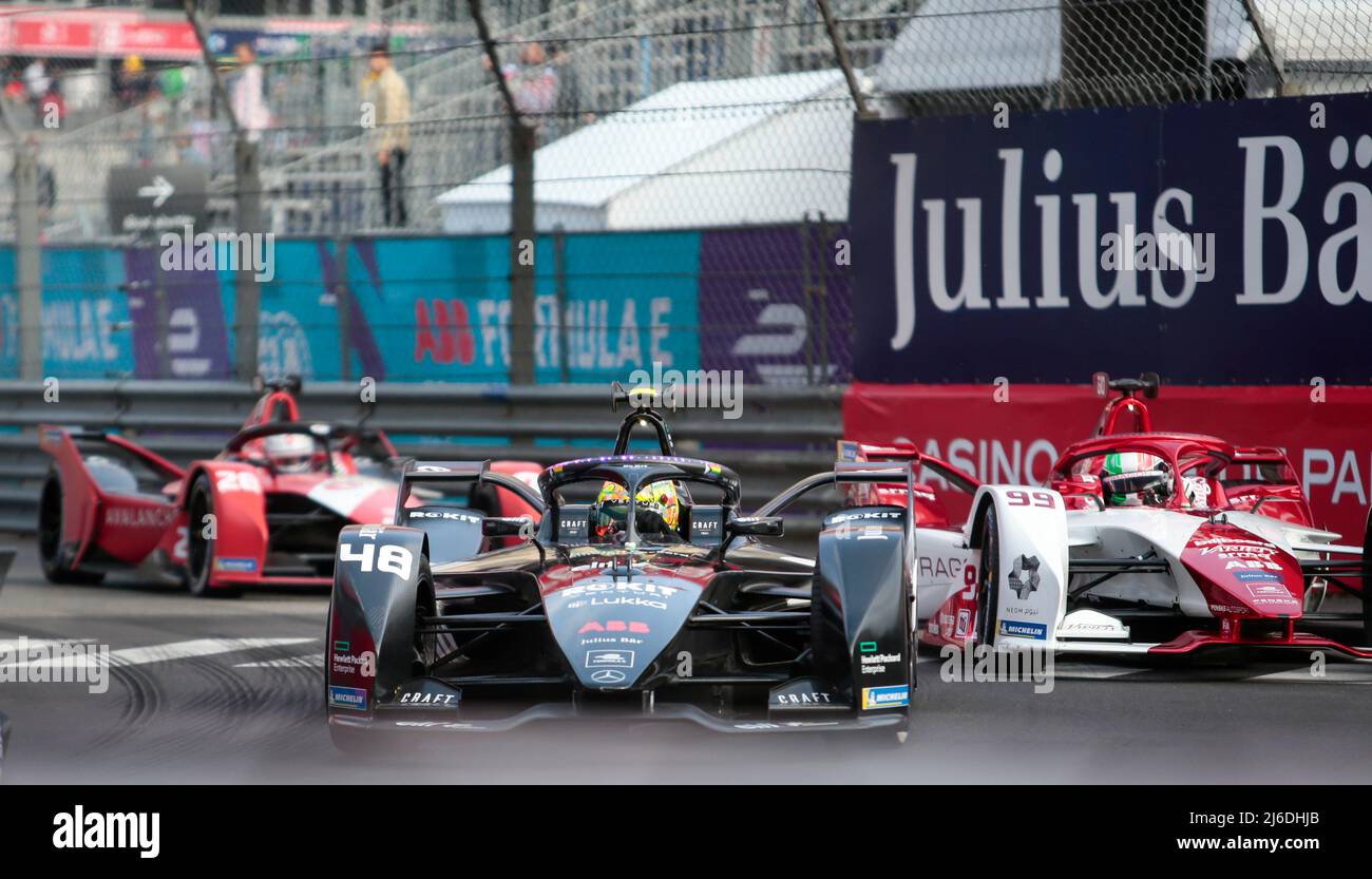 Edoardo Mortara of Rocket Venturi Racing during the 2022 Monaco ePrix