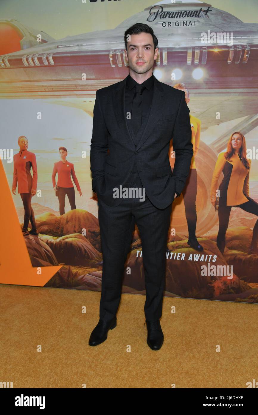 Ethan Peck Stock Photo