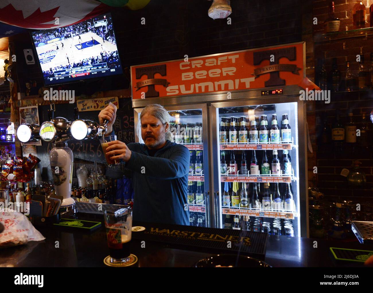 Jimmy's Sports Bar and Restaurant  in Nanjing, China. Stock Photo