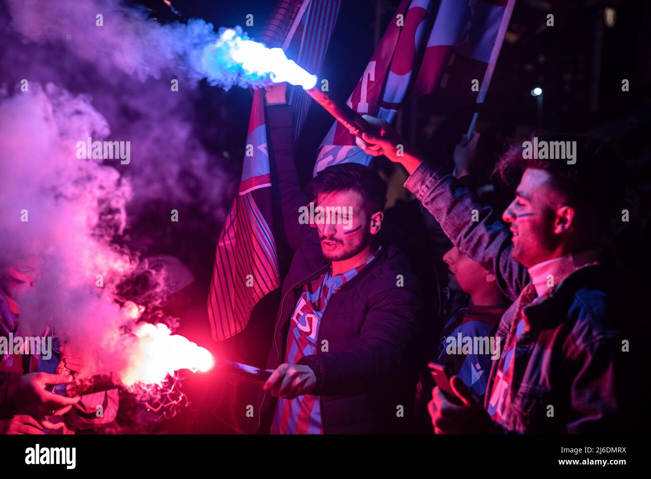 Turkish super lig fans flares hires stock photography and images Alamy
