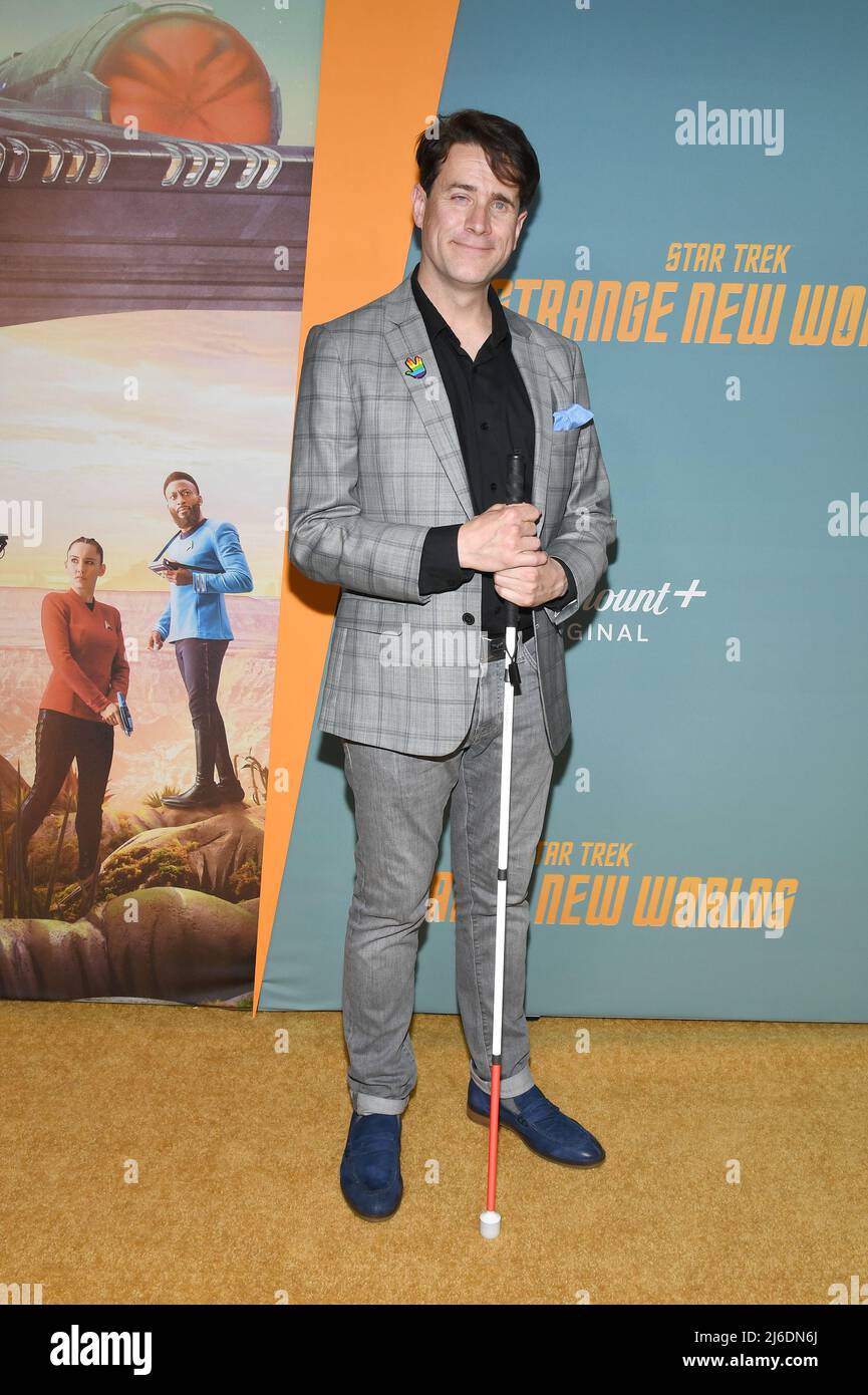 Actor Bruce Horak attends the Star Trek Strange New Worlds NYC