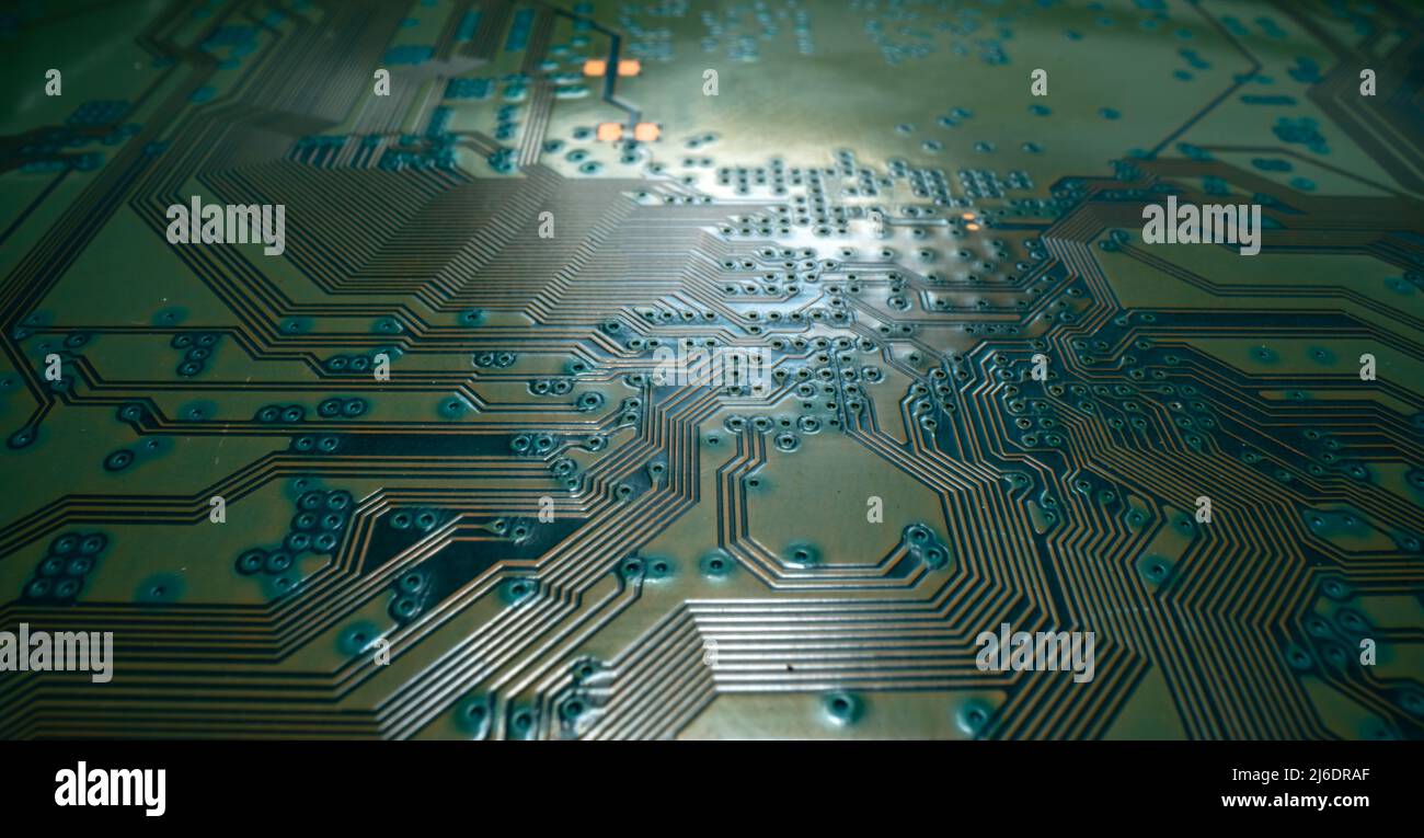 Technology background with circuit board. Electronic computer hardware ...