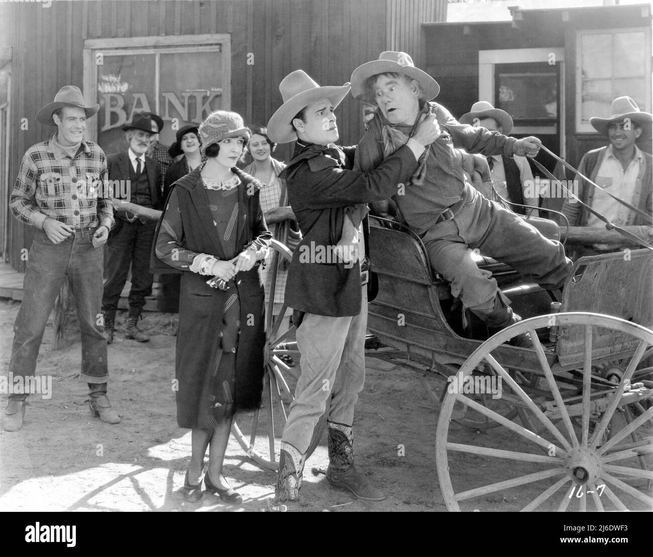 HAZEL KEENER and BUDDY ROOSEVELT in TANGLED HERDS aka A TANGLED ROMANCE ...