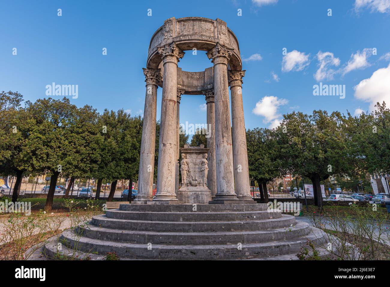 Isernia, Molise. Monument to the fallen of the First World War Stock Photo