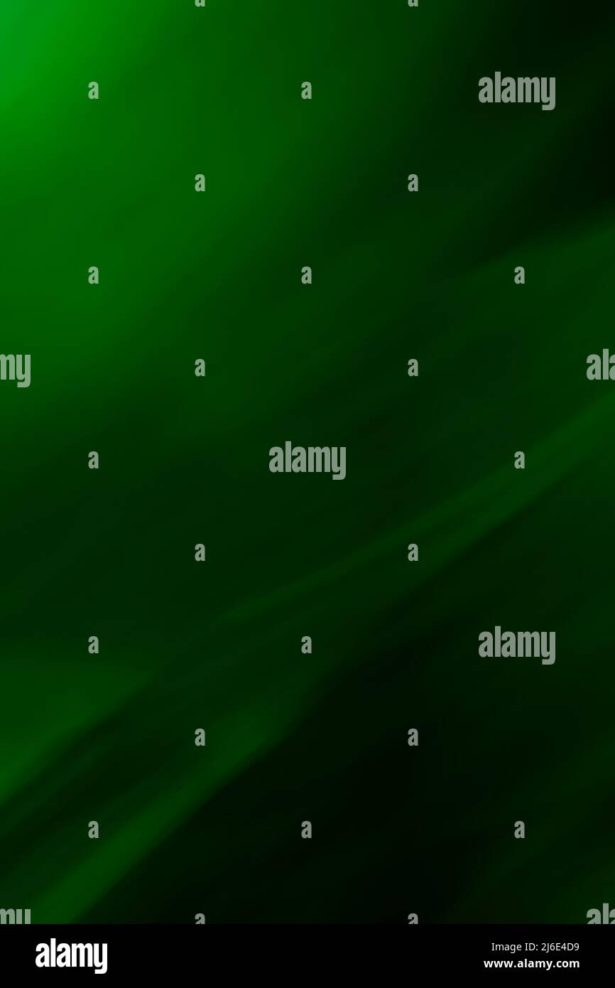 Vertical green background with smooth gradient and wave lines ...