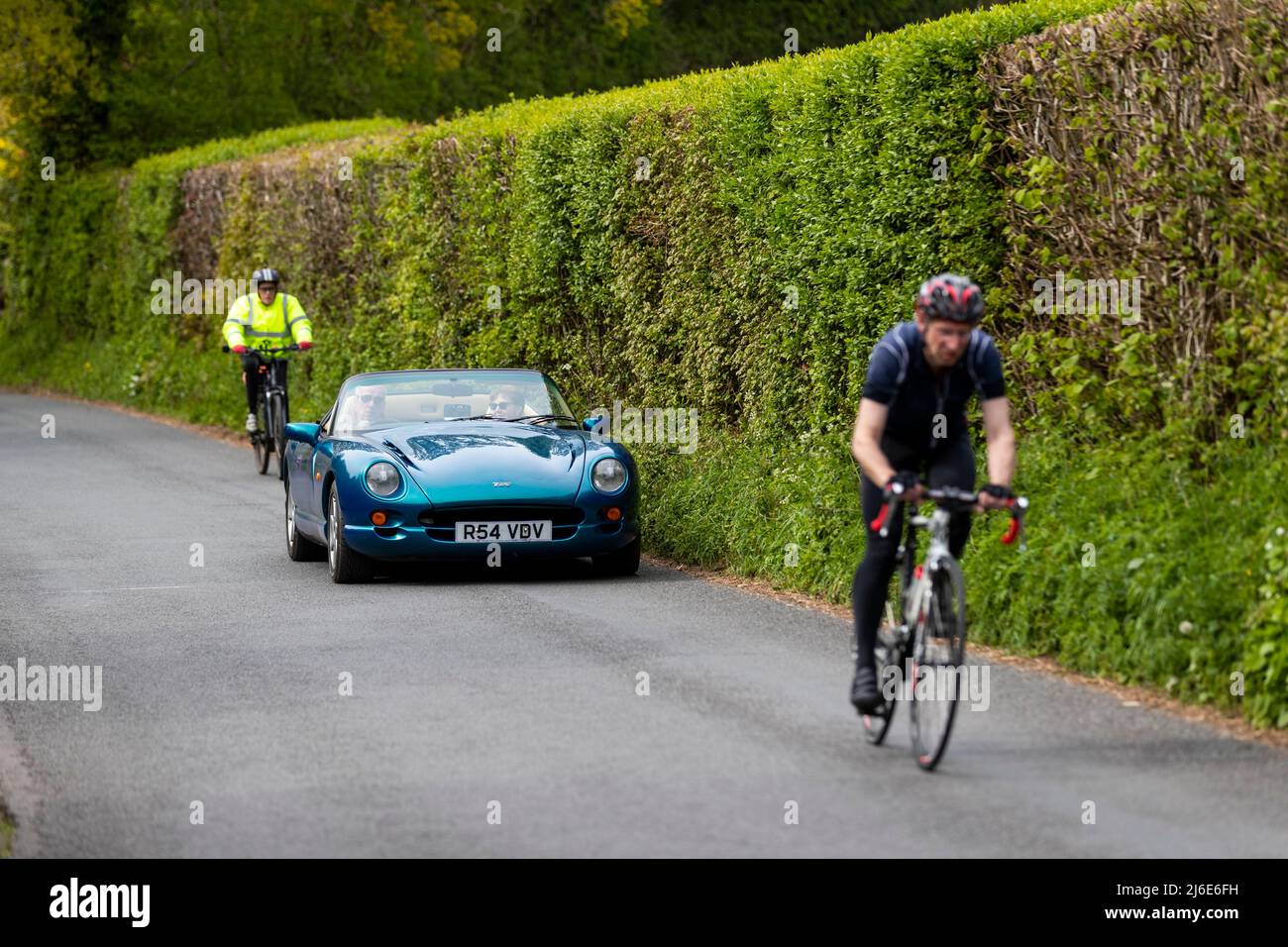 TVR Cerbera taking part in the classic cars springtime Rotary Club ...
