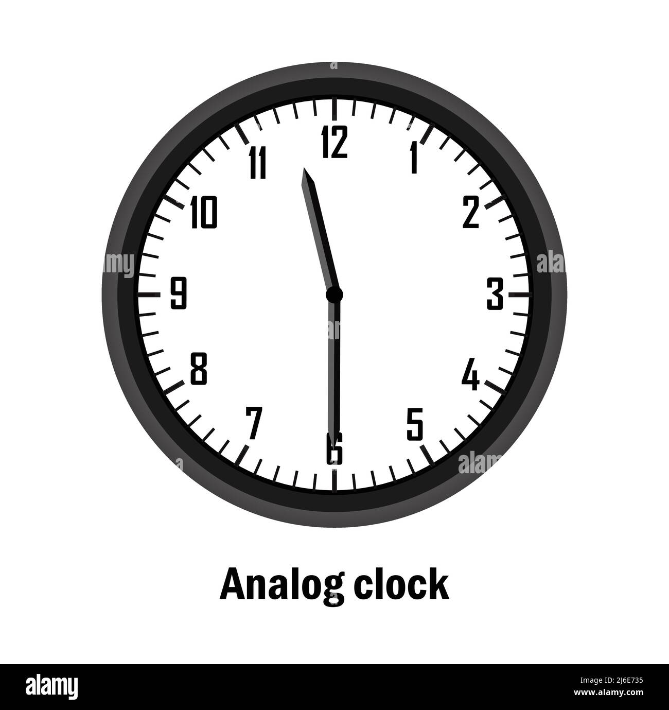 Office wall clock timer 30 Black and White Stock Photos Images Alamy