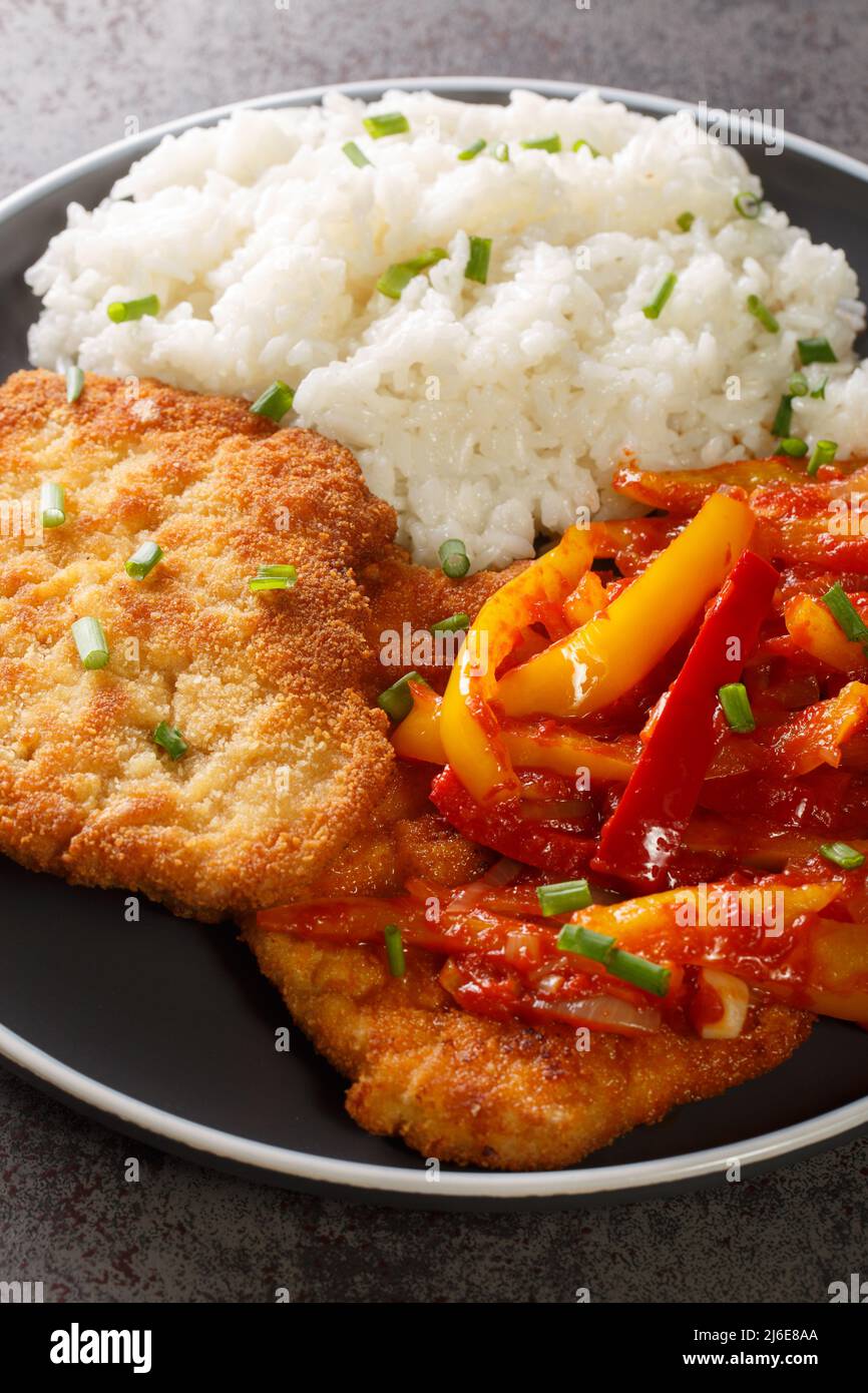 Paprikaschnitzel hires stock photography and images Alamy