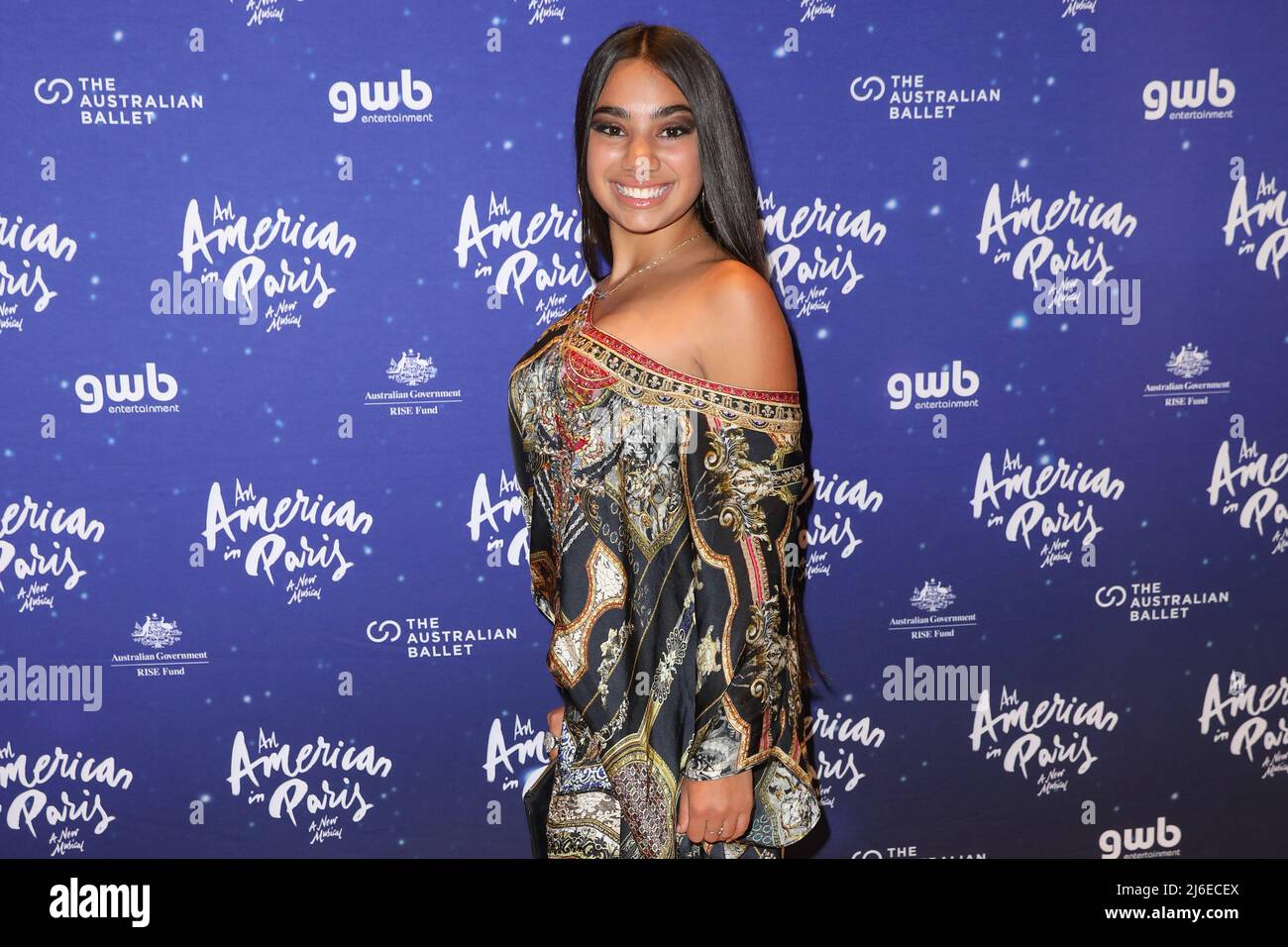 May 1, 2022: LEYLA PRINCESS attends the Opening Night of An American in Paris at the Theatre Royal on May 1, 2022 in Sydney, NSW Australia  (Credit Image: © Christopher Khoury/Australian Press Agency via ZUMA  Wire) Stock Photo