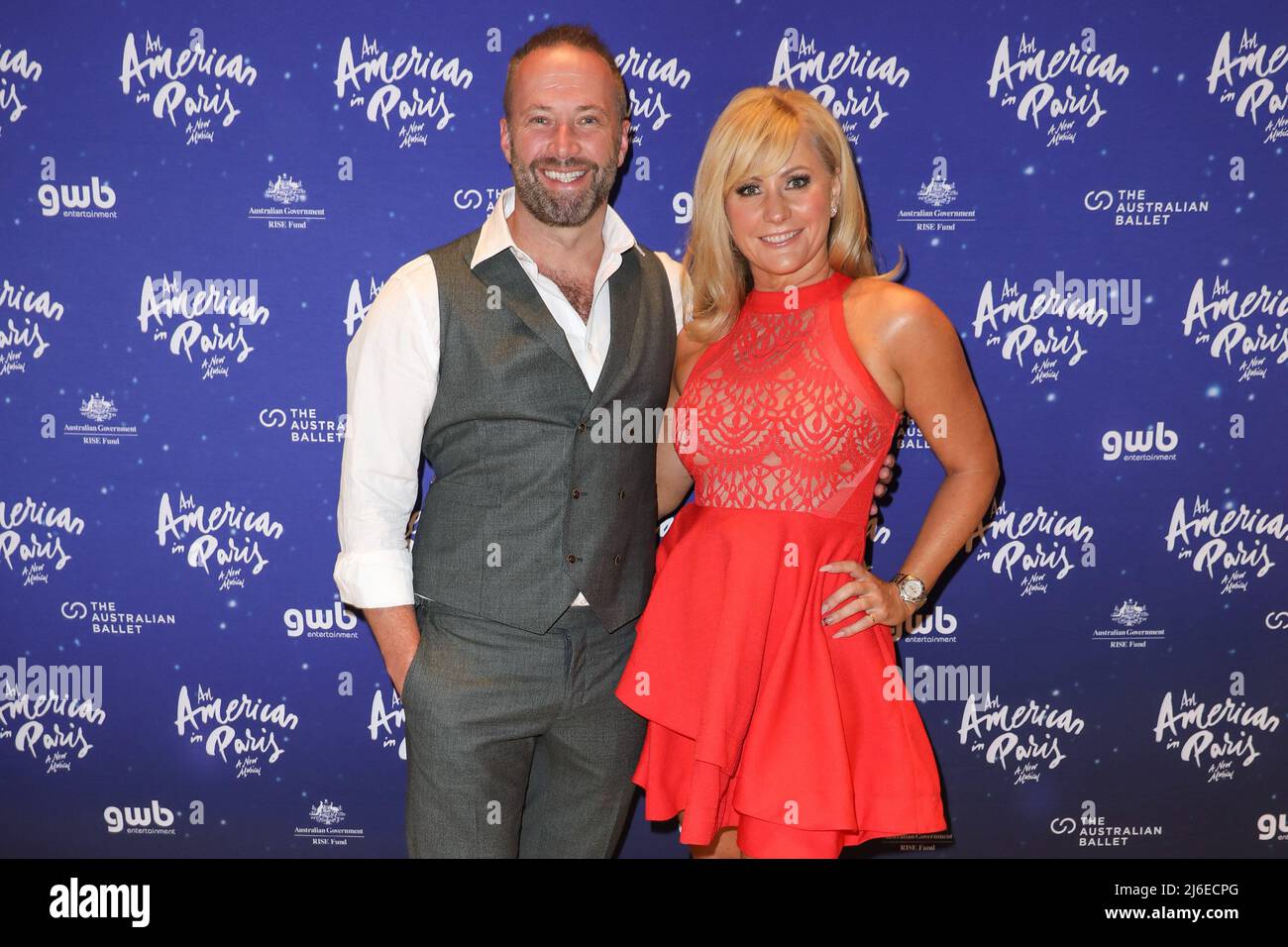 May 1, 2022 STEVE PENNELLS and KAREN LEDBURY attends the Opening Night