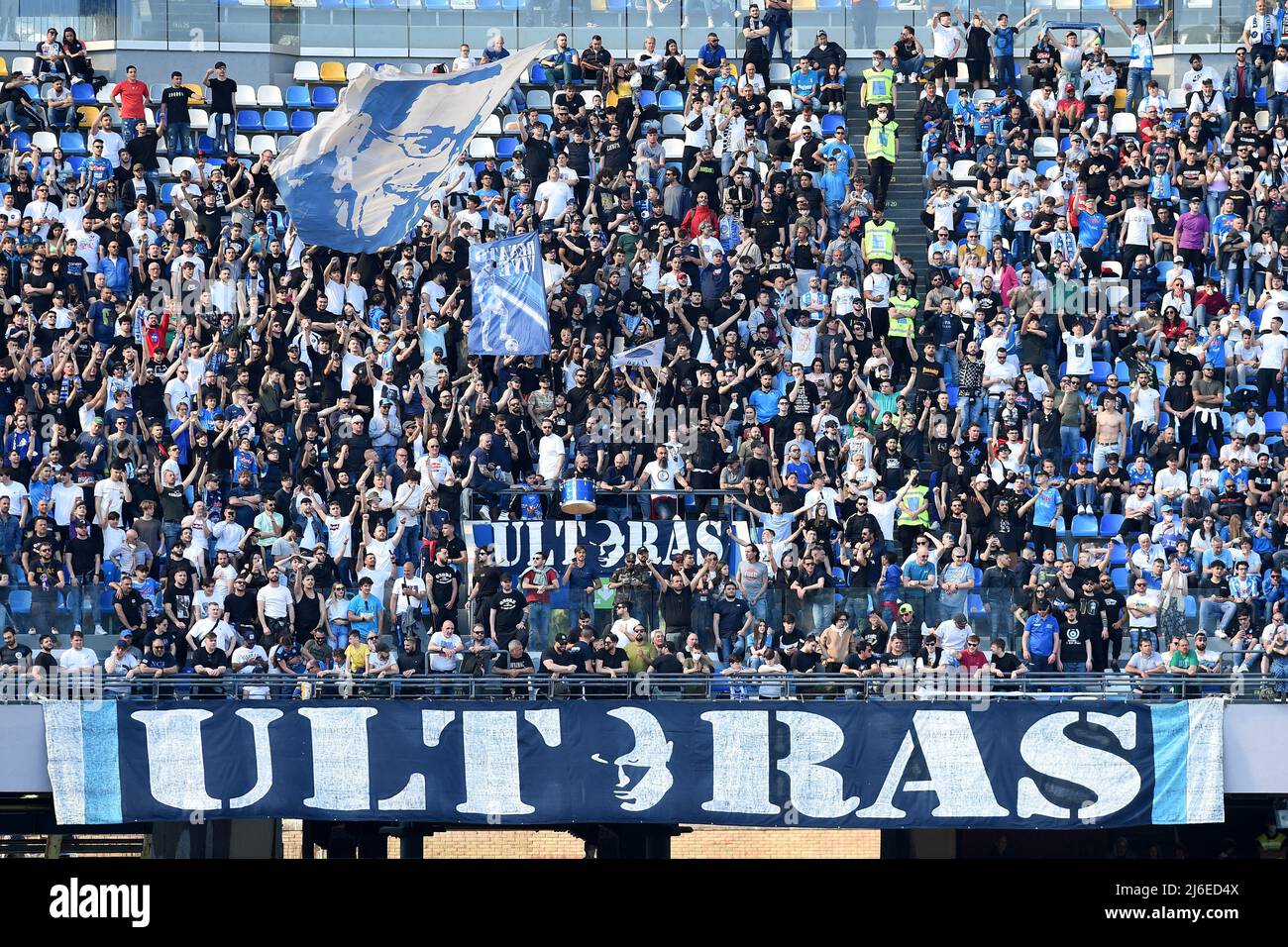 Naples, Italy. 30 Apr, 2022. SSC Napoli Supporters during the Serie A match  between SSC Napoli and US Sassuolo Calcio Credit:Franco Romano/Alamy Live  News Stock Photo - Alamy