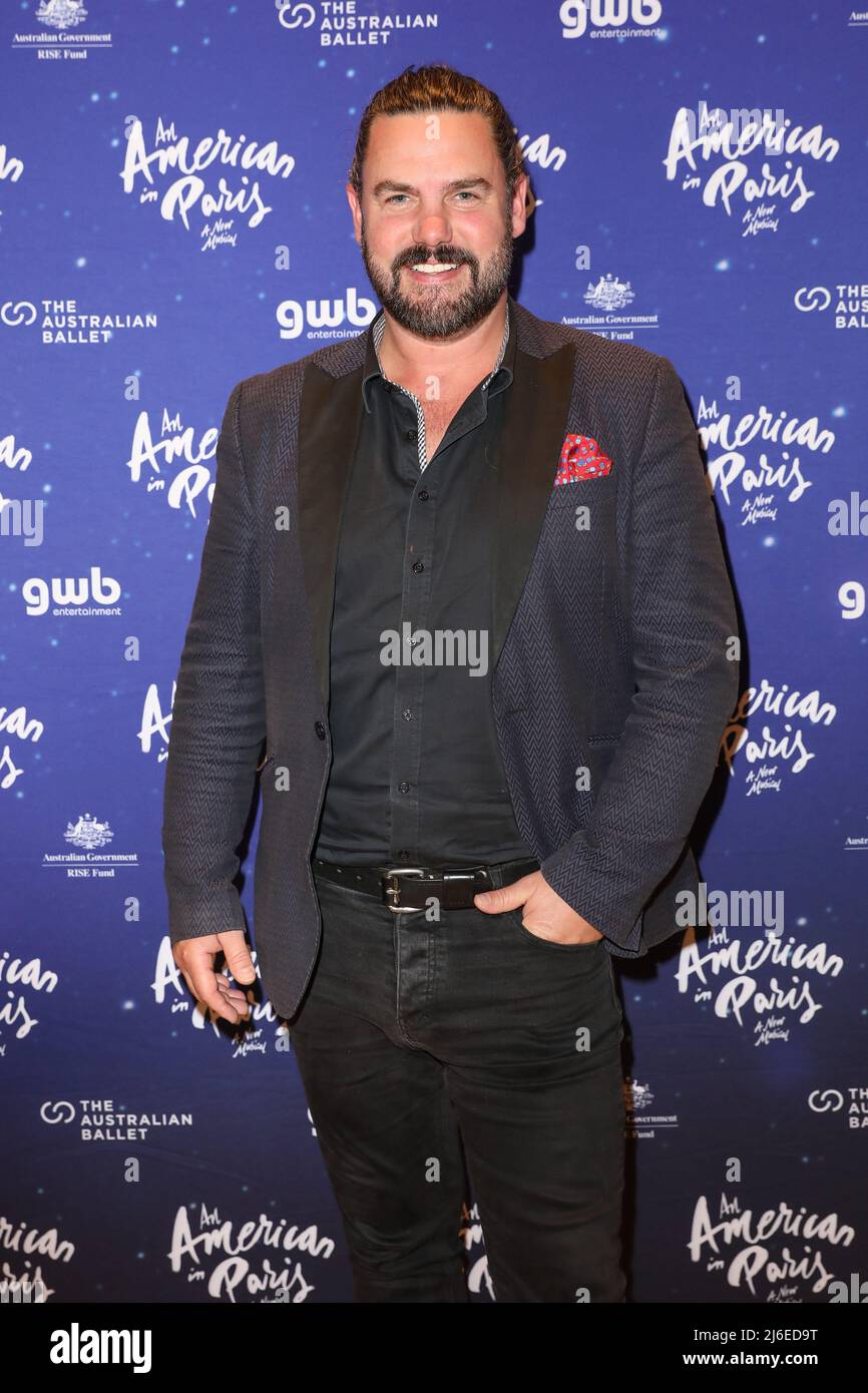 May 1, 2022 BEN MINGAY attends the Opening Night of An American in