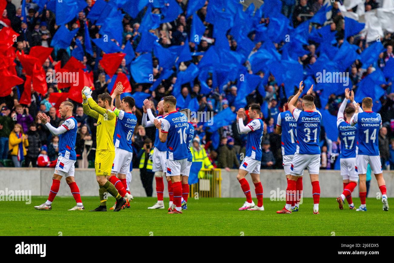 Linfield football hi-res stock photography and images - Alamy