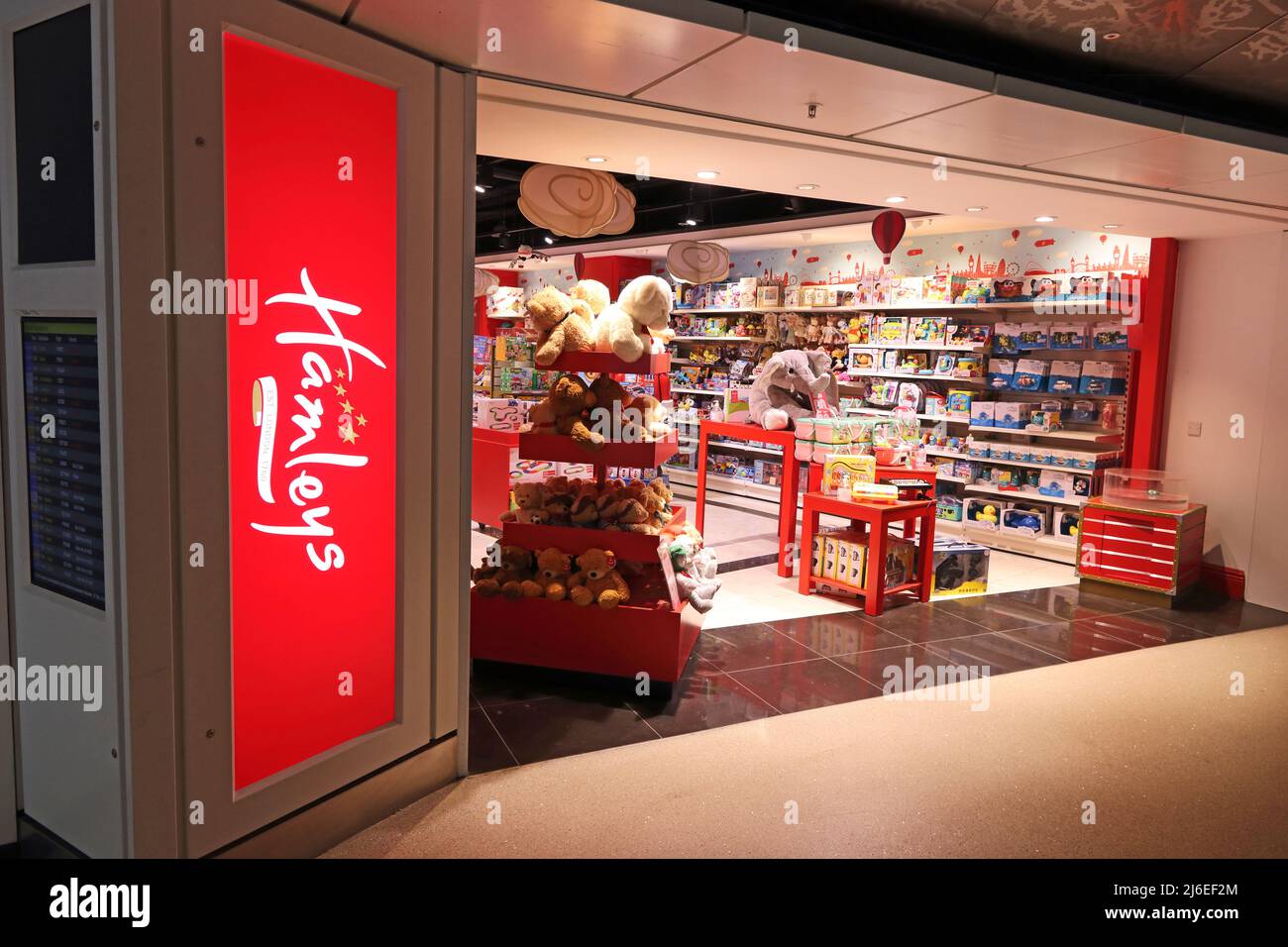 Hamlyns toy shop, Manchester Airport Stock Photo Alamy