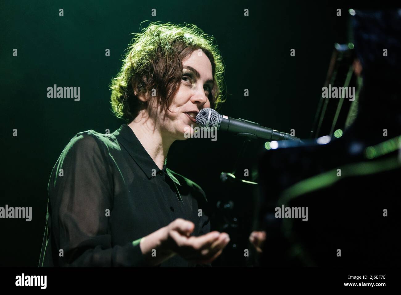 Tilburg, Netherlands. 23rd, April 2022. The American singer, musician and composer Emma Ruth Rundle performs a live concert during the Dutch music festival Roadburn Festival 2022 in Tilburg. (Photo credit: Gonzales Photo - Peter Troest). Stock Photo