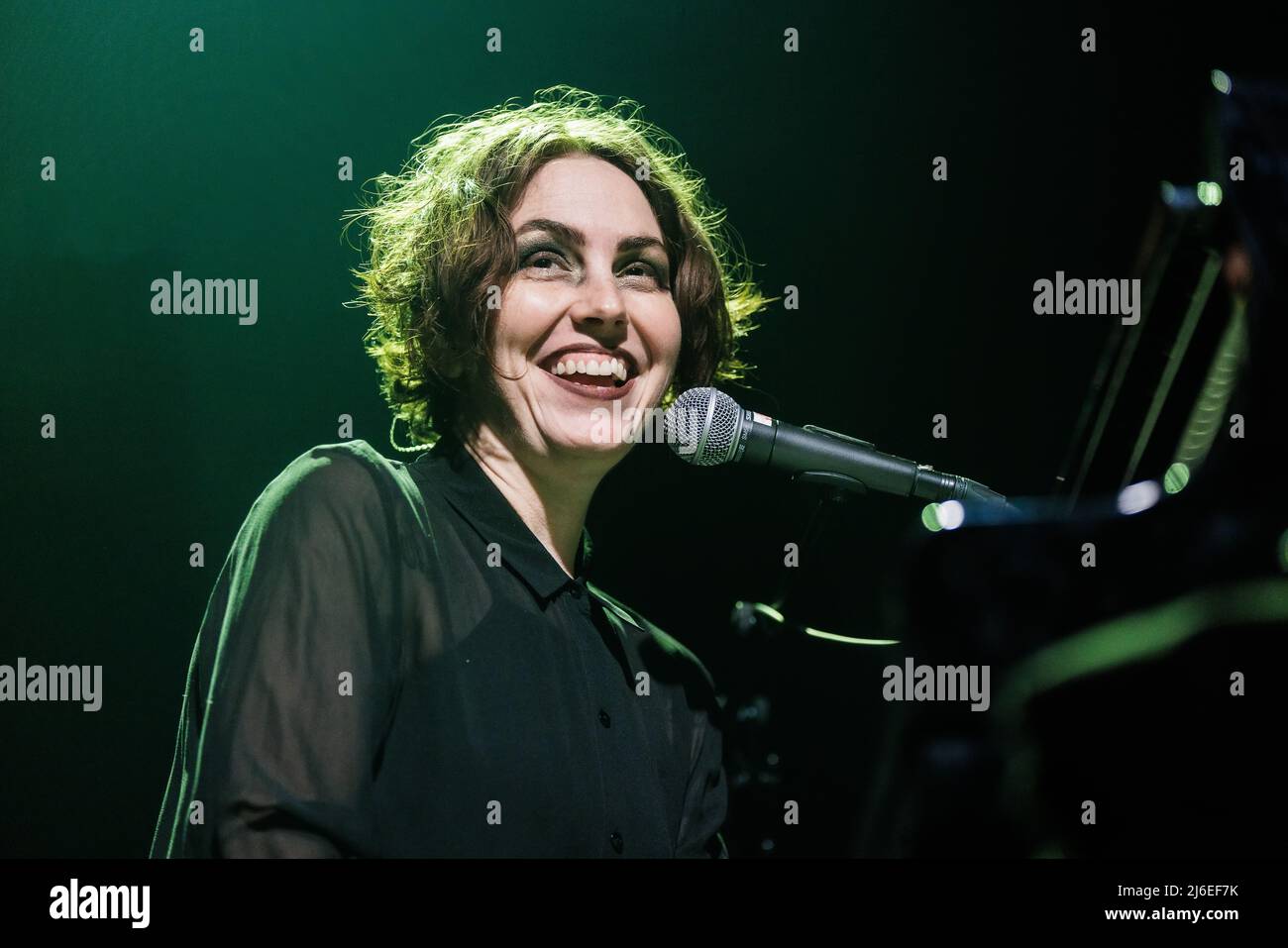 Tilburg, Netherlands. 23rd, April 2022. The American singer, musician and composer Emma Ruth Rundle performs a live concert during the Dutch music festival Roadburn Festival 2022 in Tilburg. (Photo credit: Gonzales Photo - Peter Troest). Stock Photo